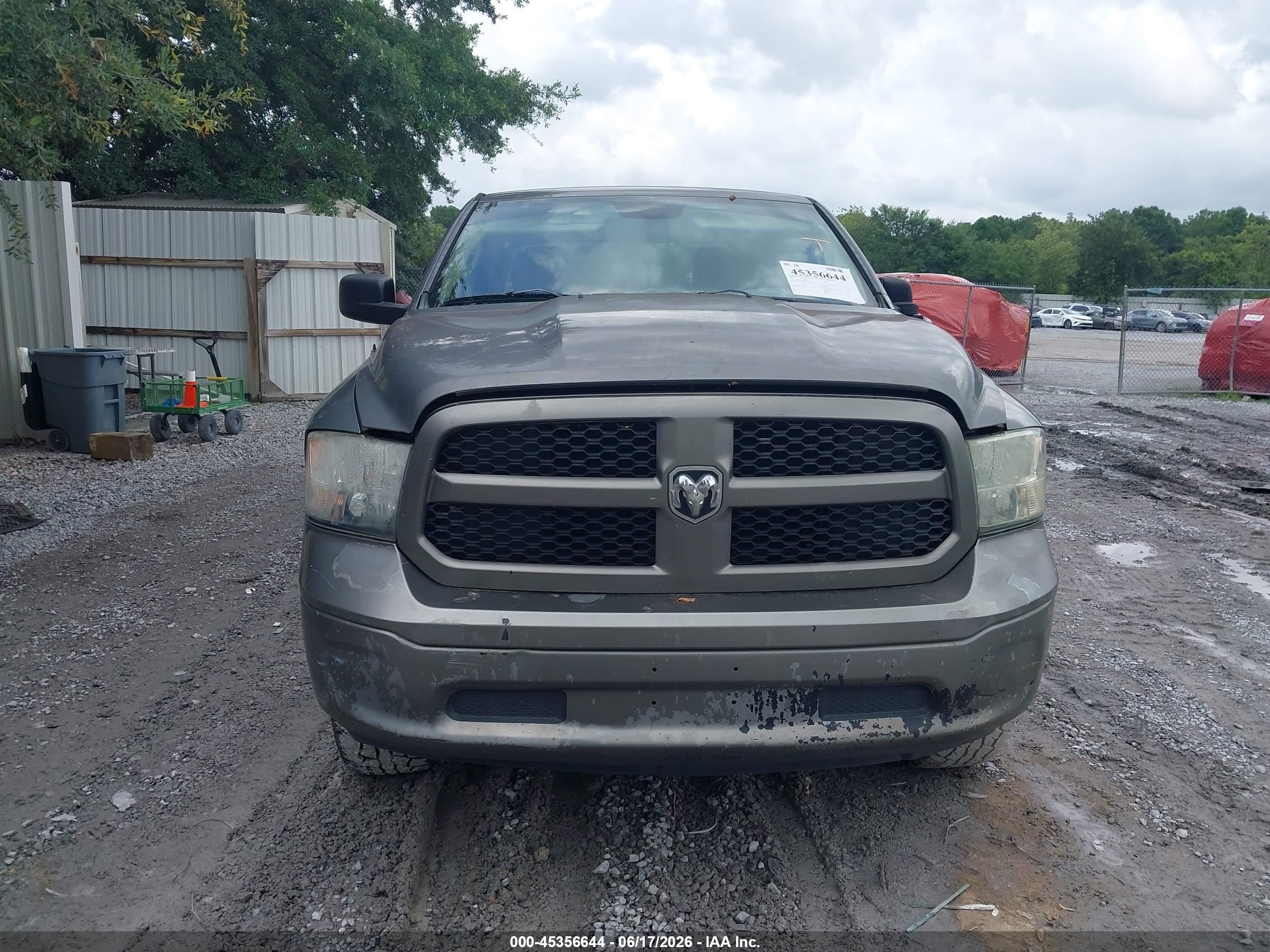 2013 Ram 1500 Tradesman Gray vin: 1C6RR6KPXDS632421