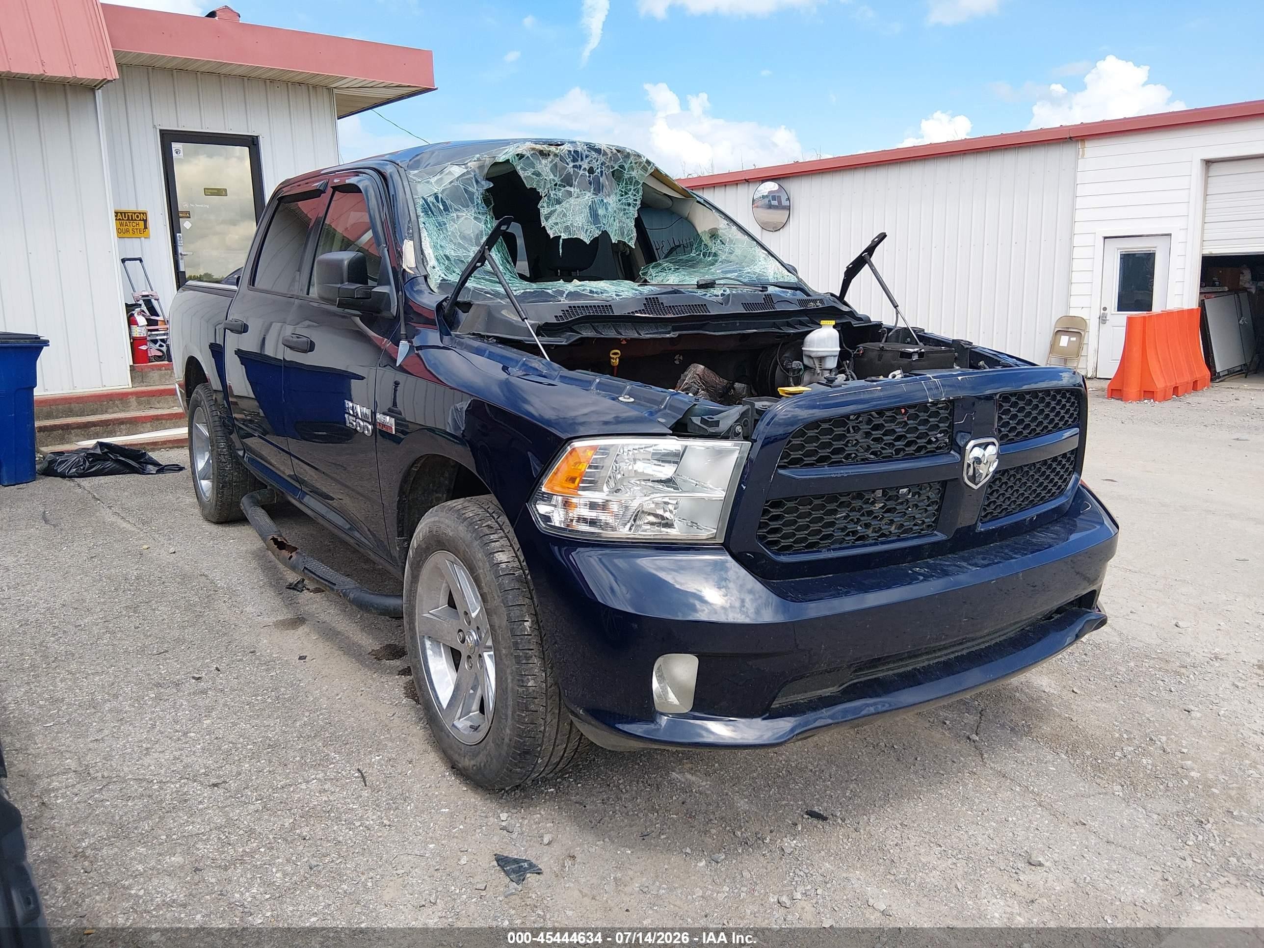 2013 Ram 1500 Express Gray vin: 1C6RR6KT0DS508025