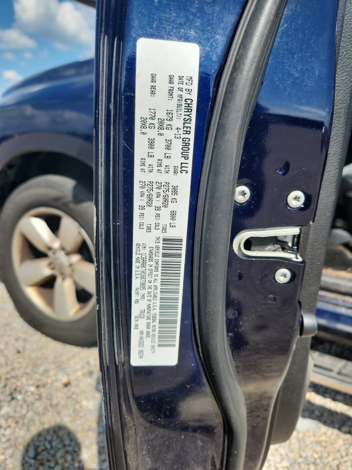 2013 Ram 1500 St Синий vin: 1C6RR6KT0DS673895