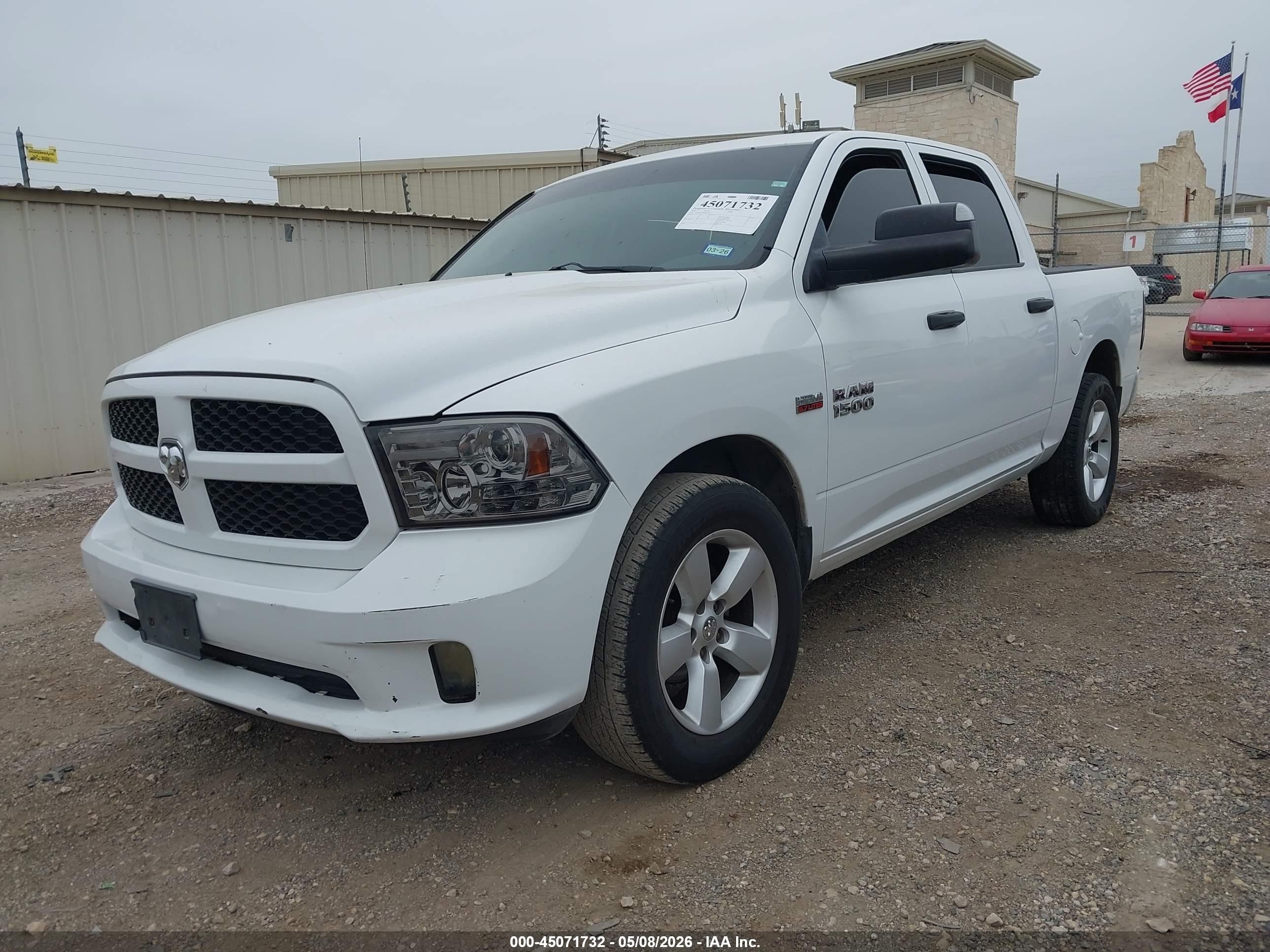 2014 Ram 1500 Express White vin: 1C6RR6KT0ES172944