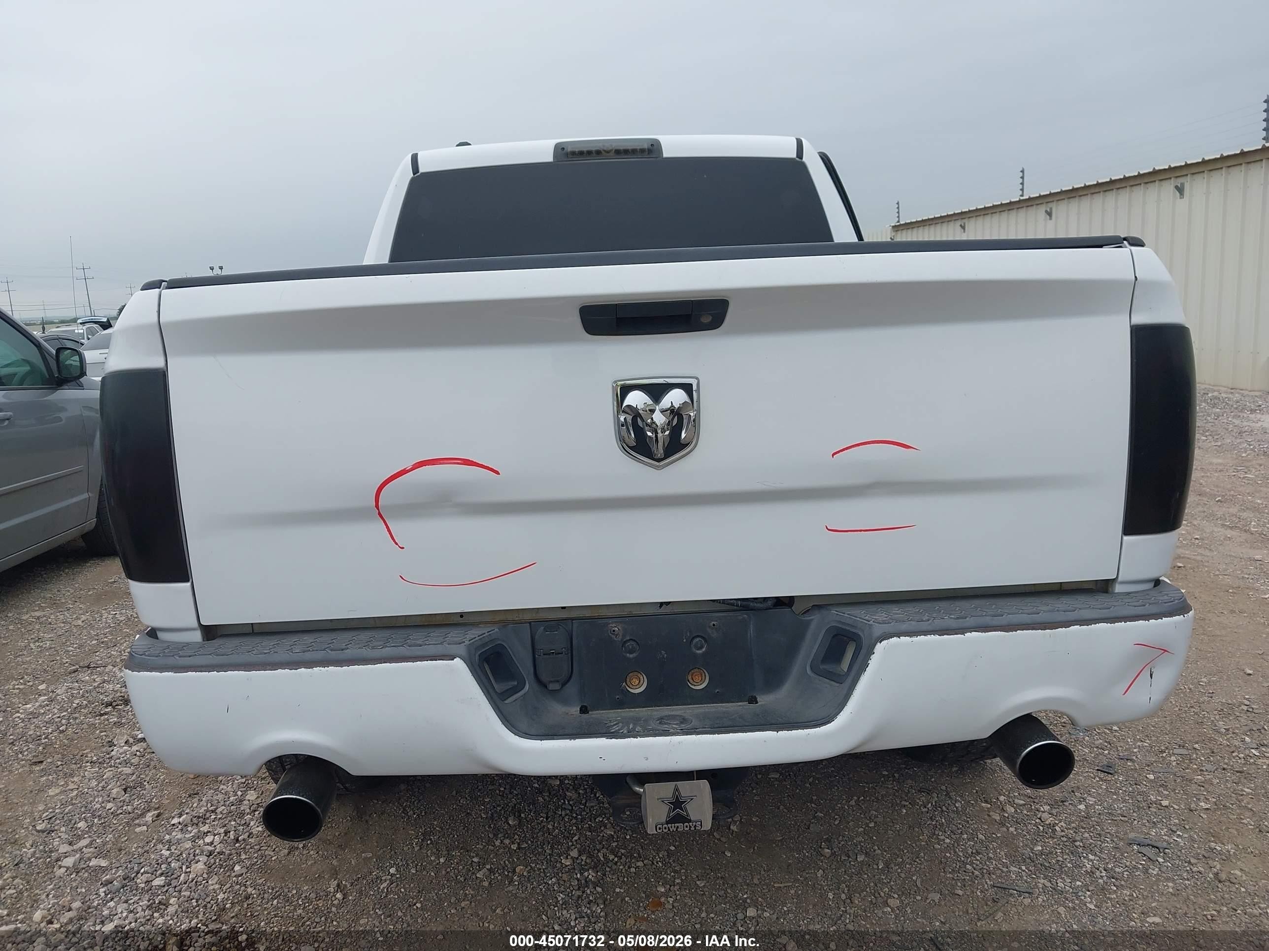 2014 Ram 1500 Express White vin: 1C6RR6KT0ES172944