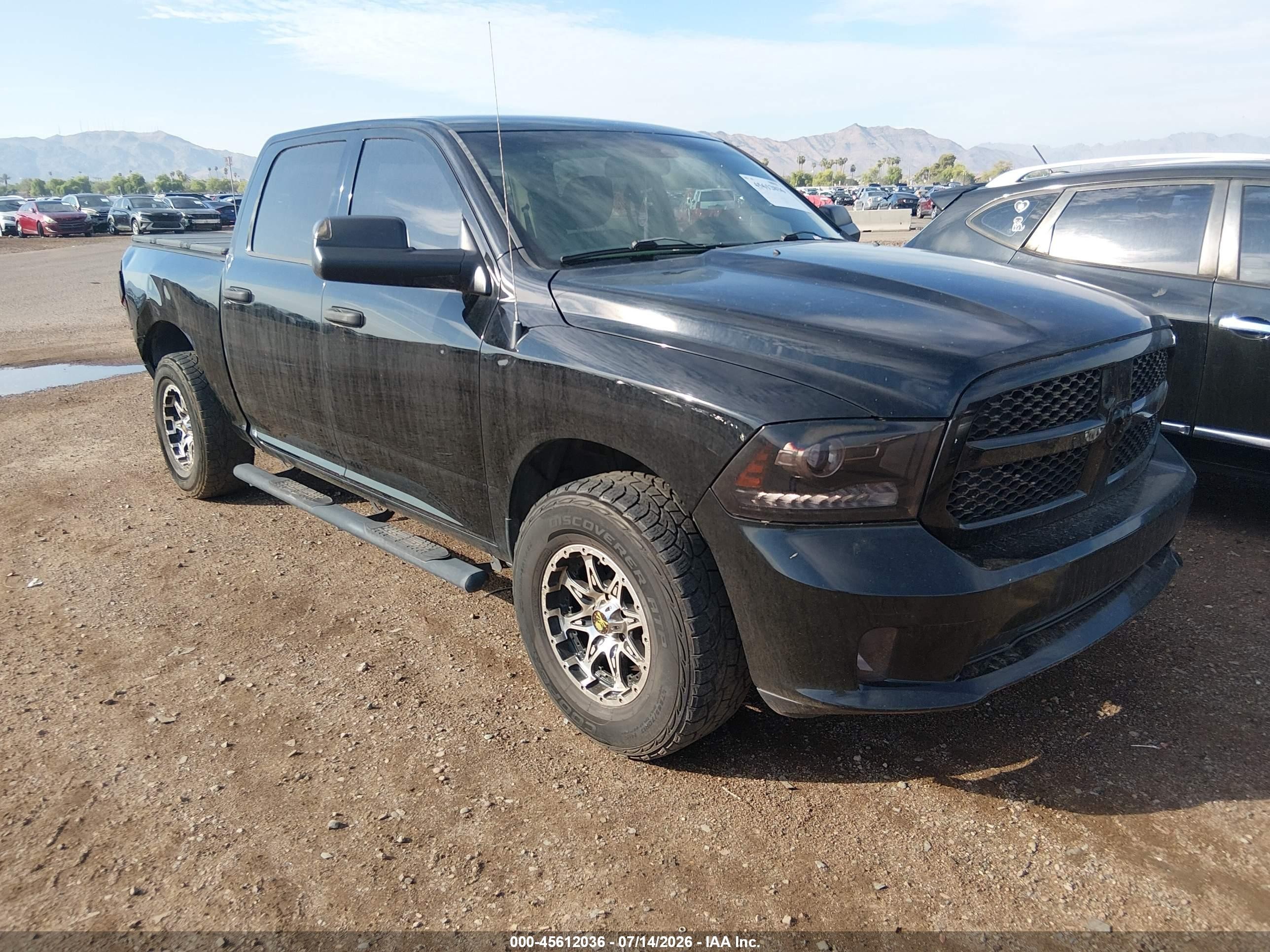 2014 Ram 1500 Express Gray vin: 1C6RR6KT0ES190067