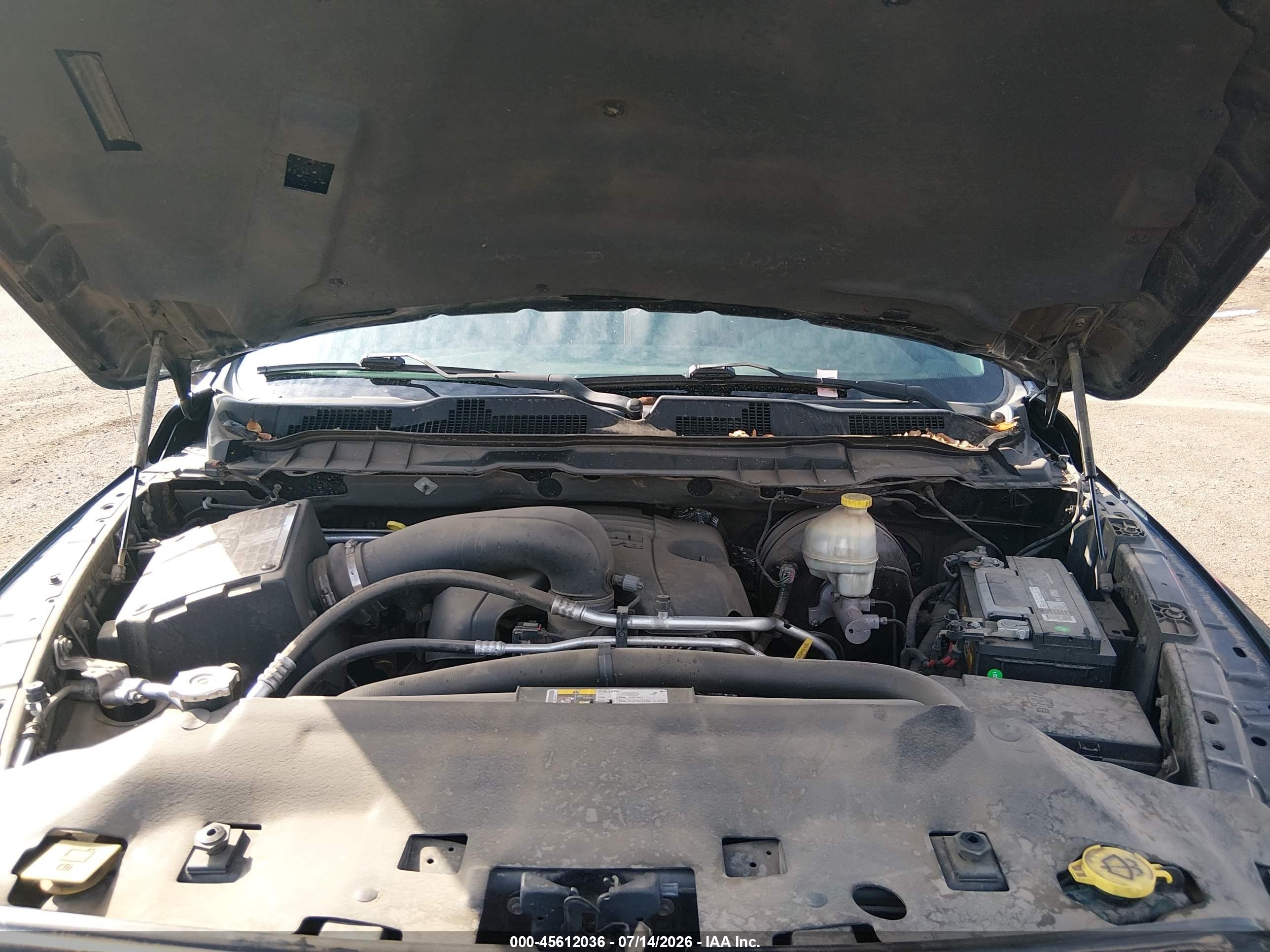 2014 Ram 1500 Express Gray vin: 1C6RR6KT0ES190067
