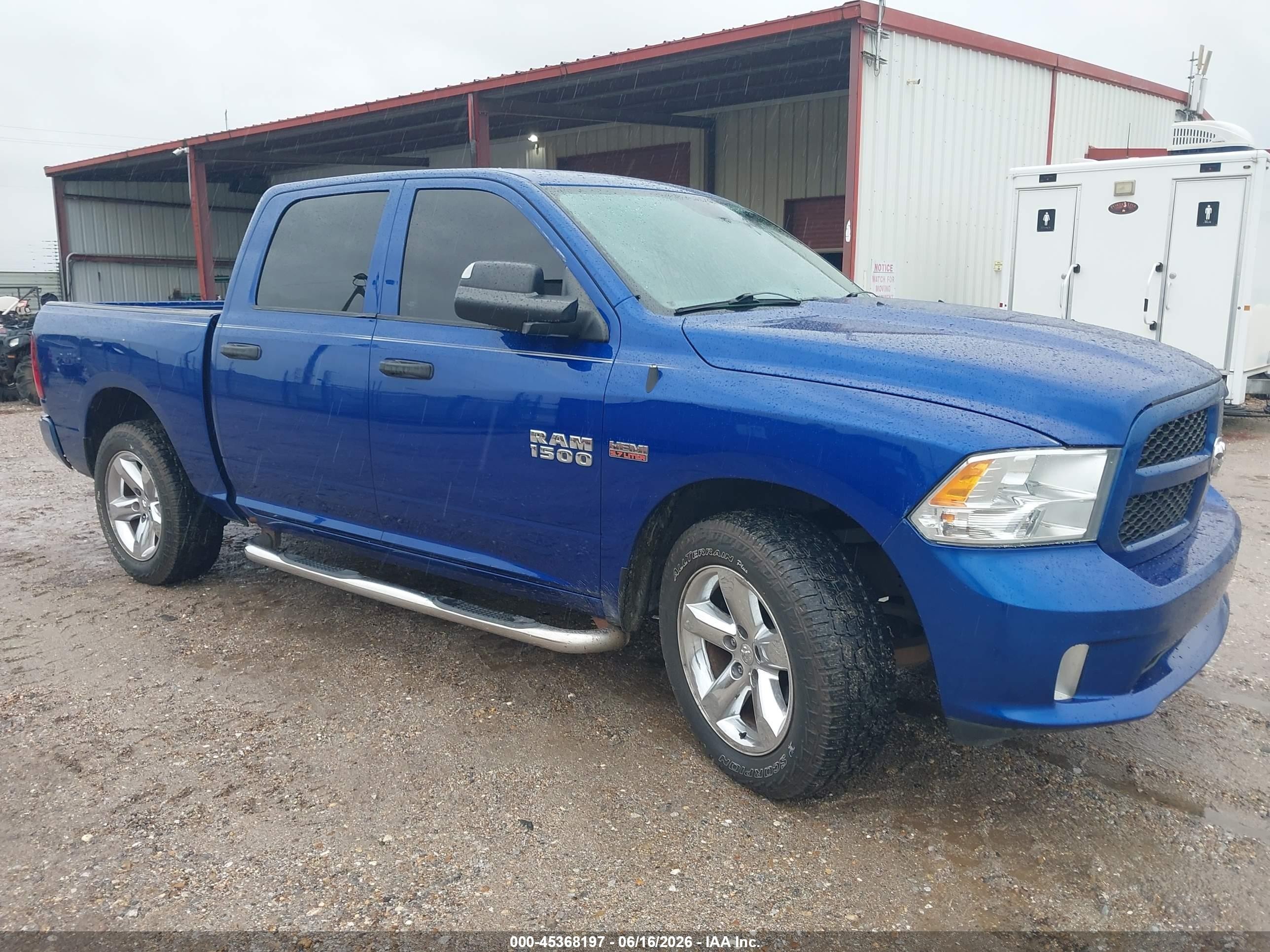 2014 Ram 1500 Express Blue vin: 1C6RR6KT0ES330568