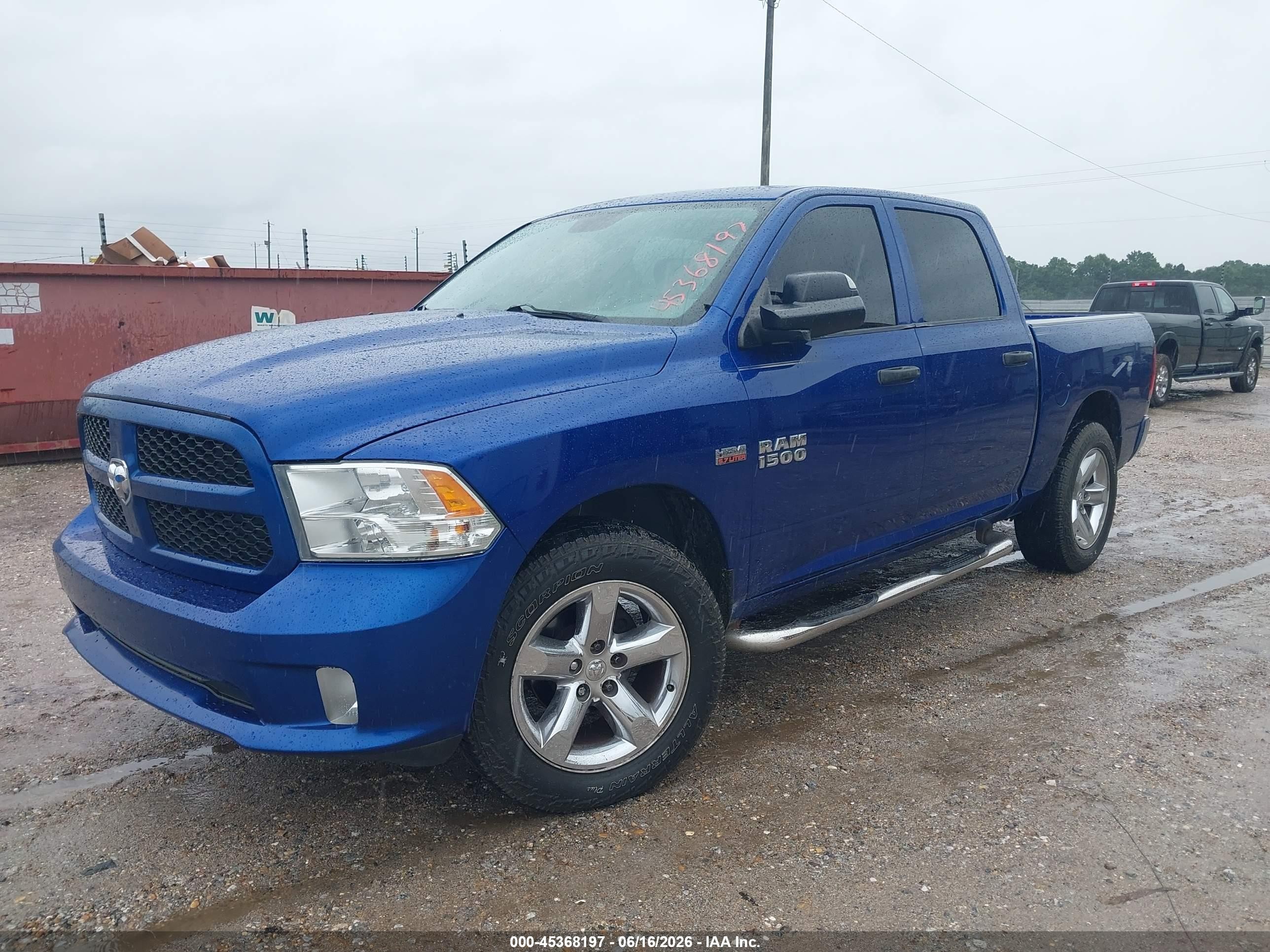 2014 Ram 1500 Express Blue vin: 1C6RR6KT0ES330568