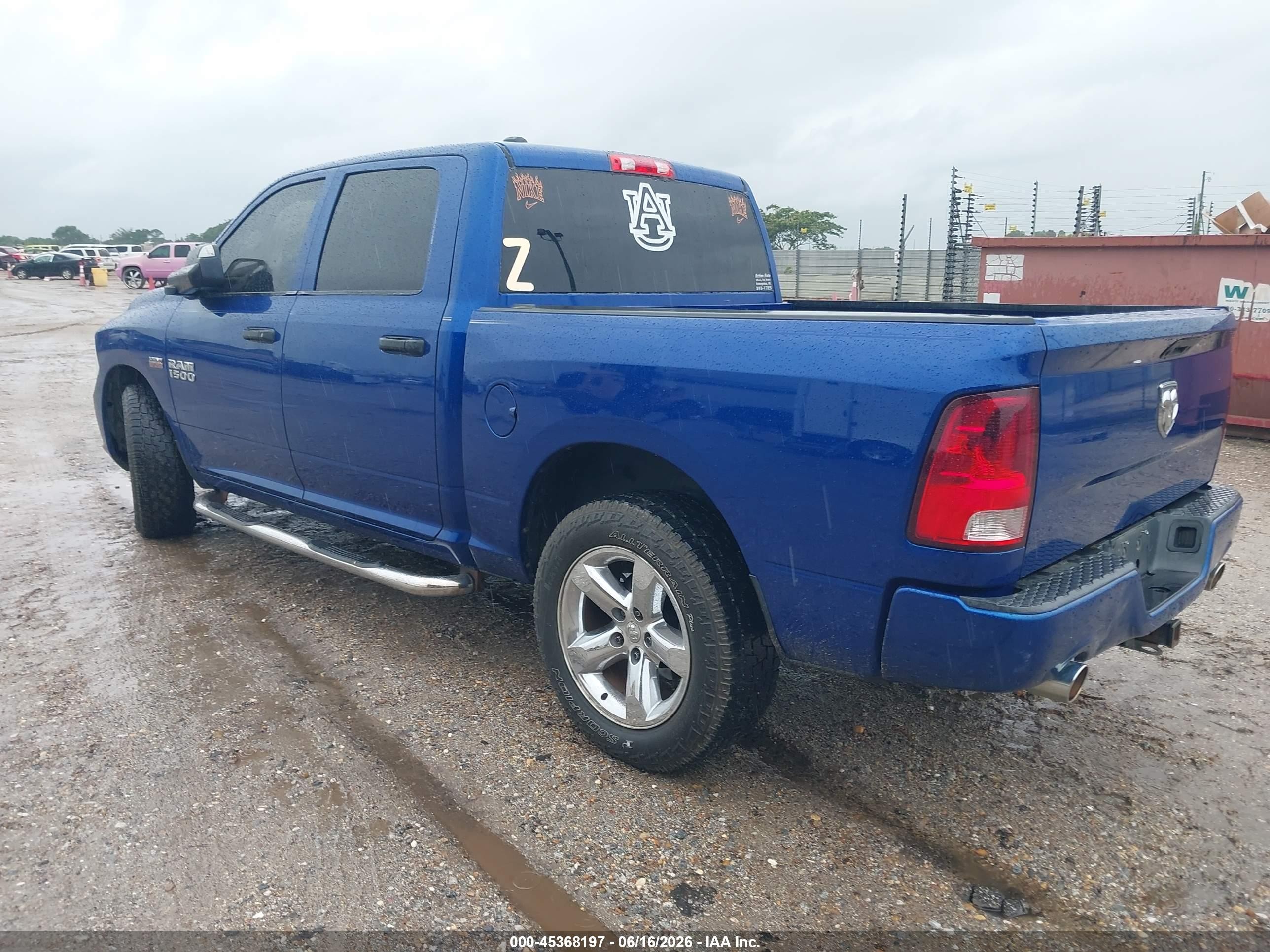 2014 Ram 1500 Express Blue vin: 1C6RR6KT0ES330568