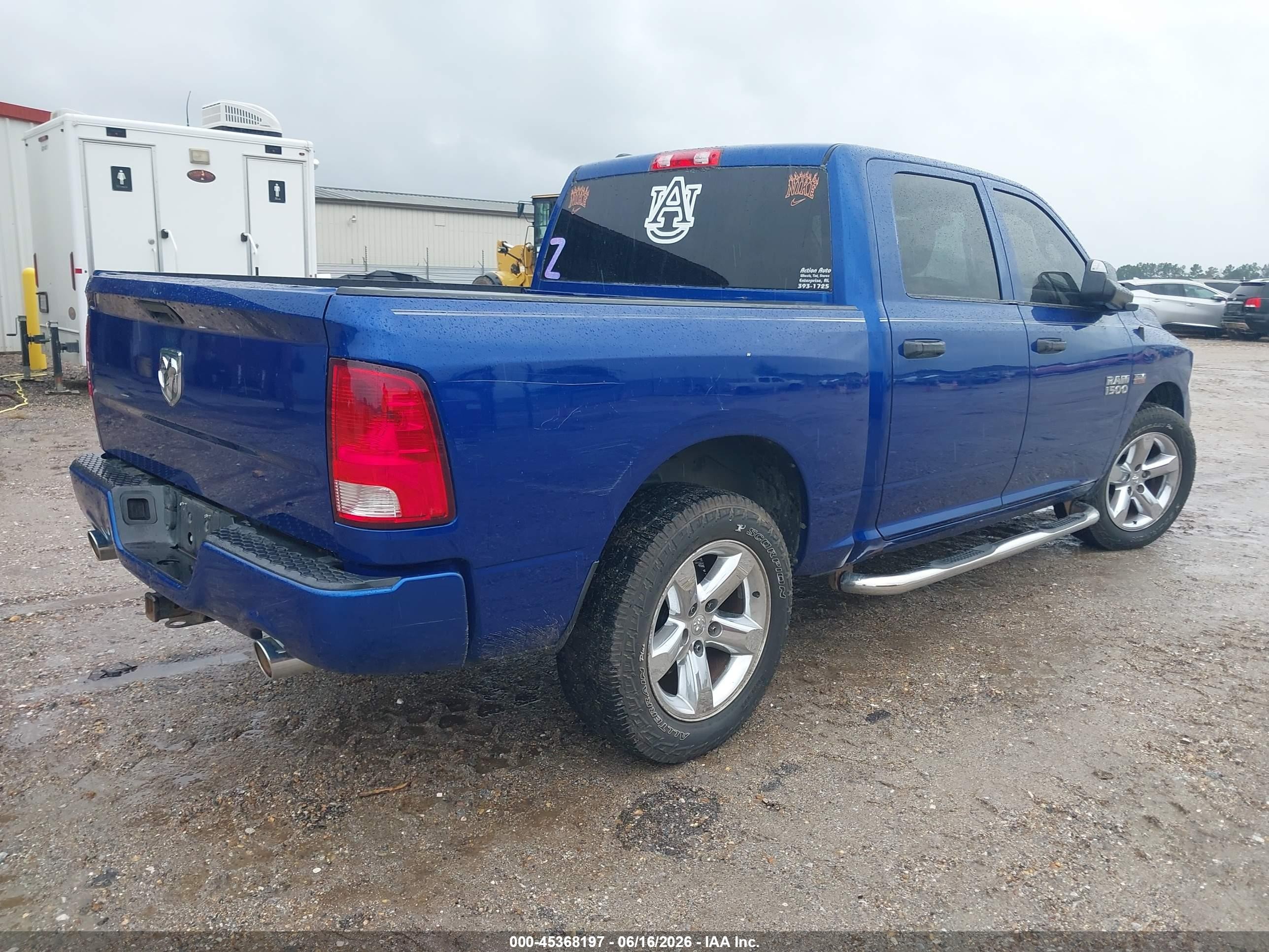 2014 Ram 1500 Express Blue vin: 1C6RR6KT0ES330568