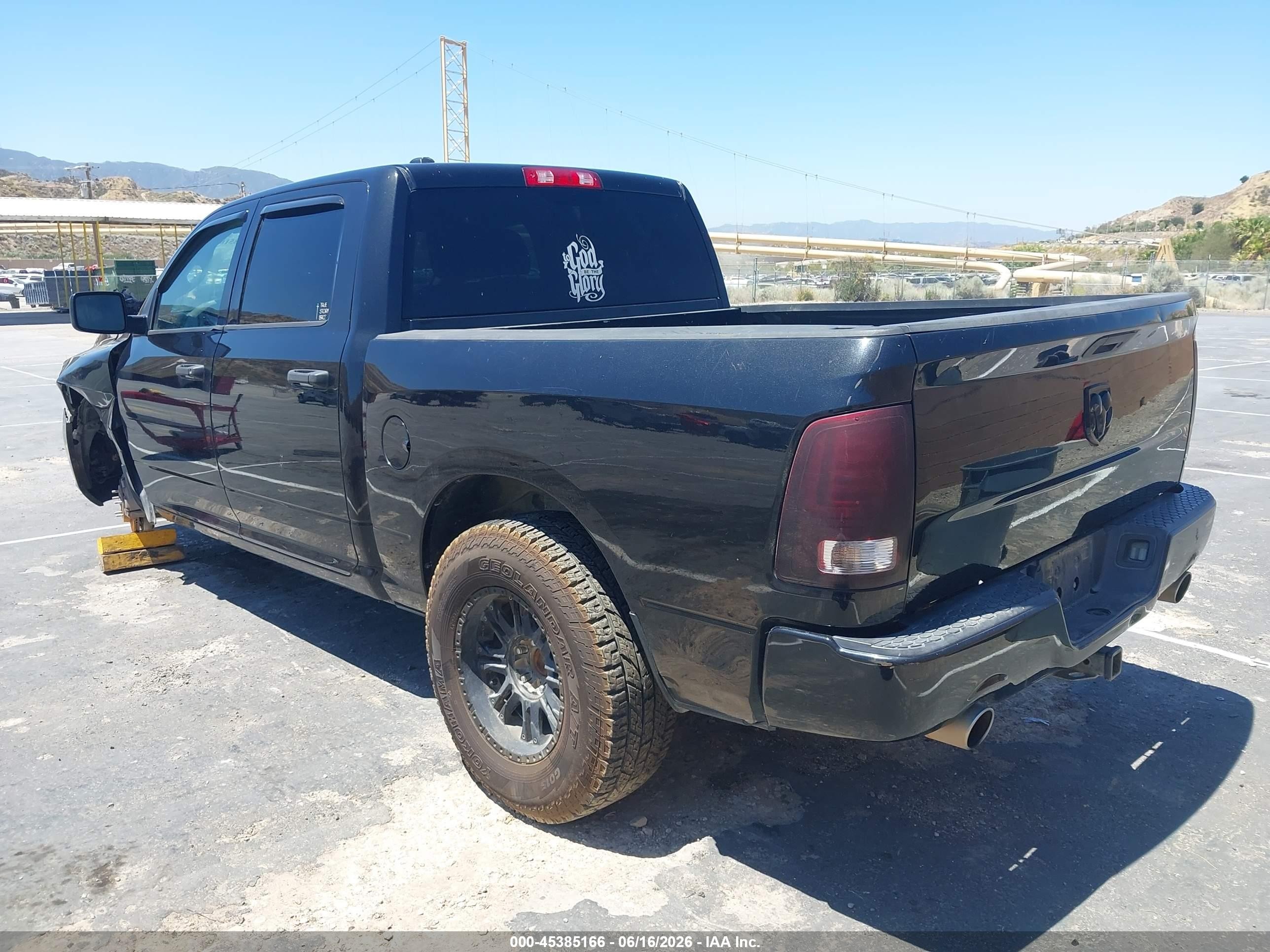 2015 Ram 1500 Express Черный vin: 1C6RR6KT0FS629432