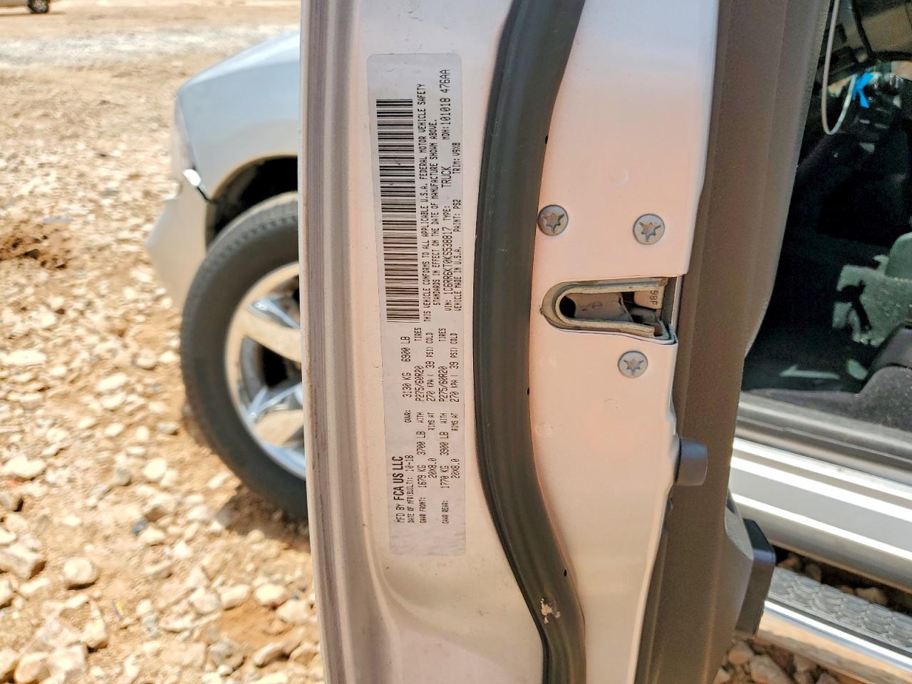 2019 Ram 1500 Classic Tradesman Silver vin: 1C6RR6KT0KS538817