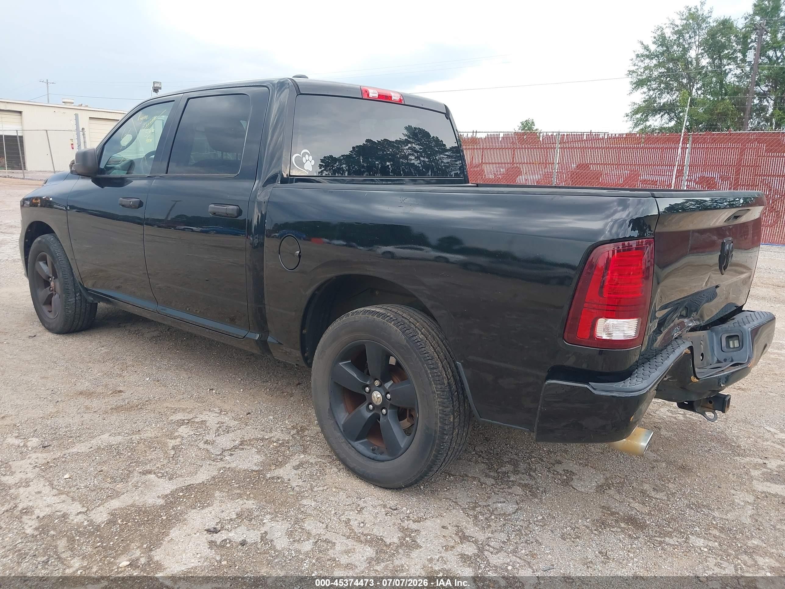 2014 Ram 1500 Express Черный vin: 1C6RR6KT1ES267898