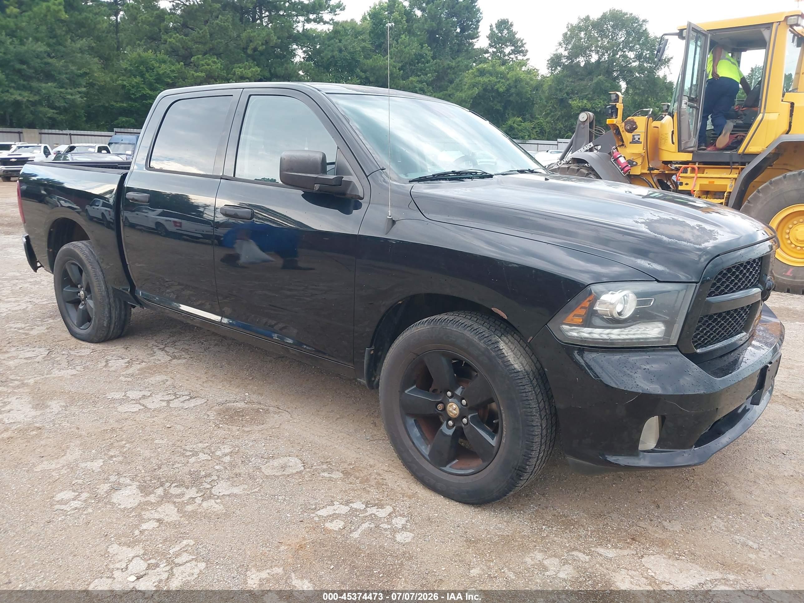 2014 Ram 1500 Express Черный vin: 1C6RR6KT1ES267898