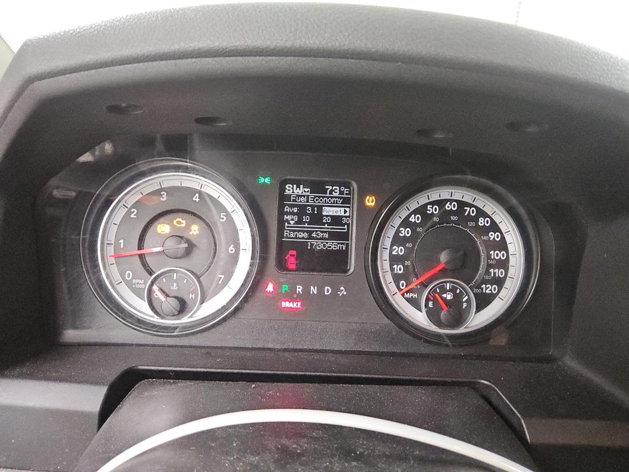 2014 Ram 1500 St Gray vin: 1C6RR6KT1ES272213 Damage: Warning Light - Engine, On, Unacceptable
