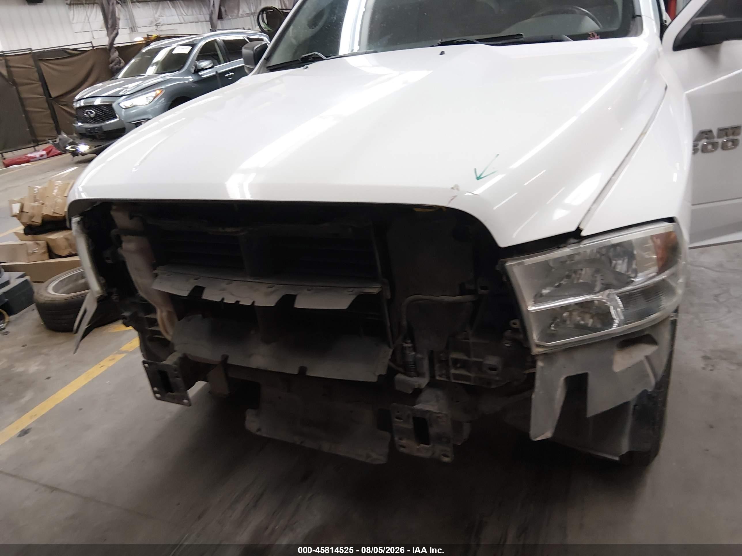 2015 Ram 1500 Tradesman White vin: 1C6RR6KT1FS605351