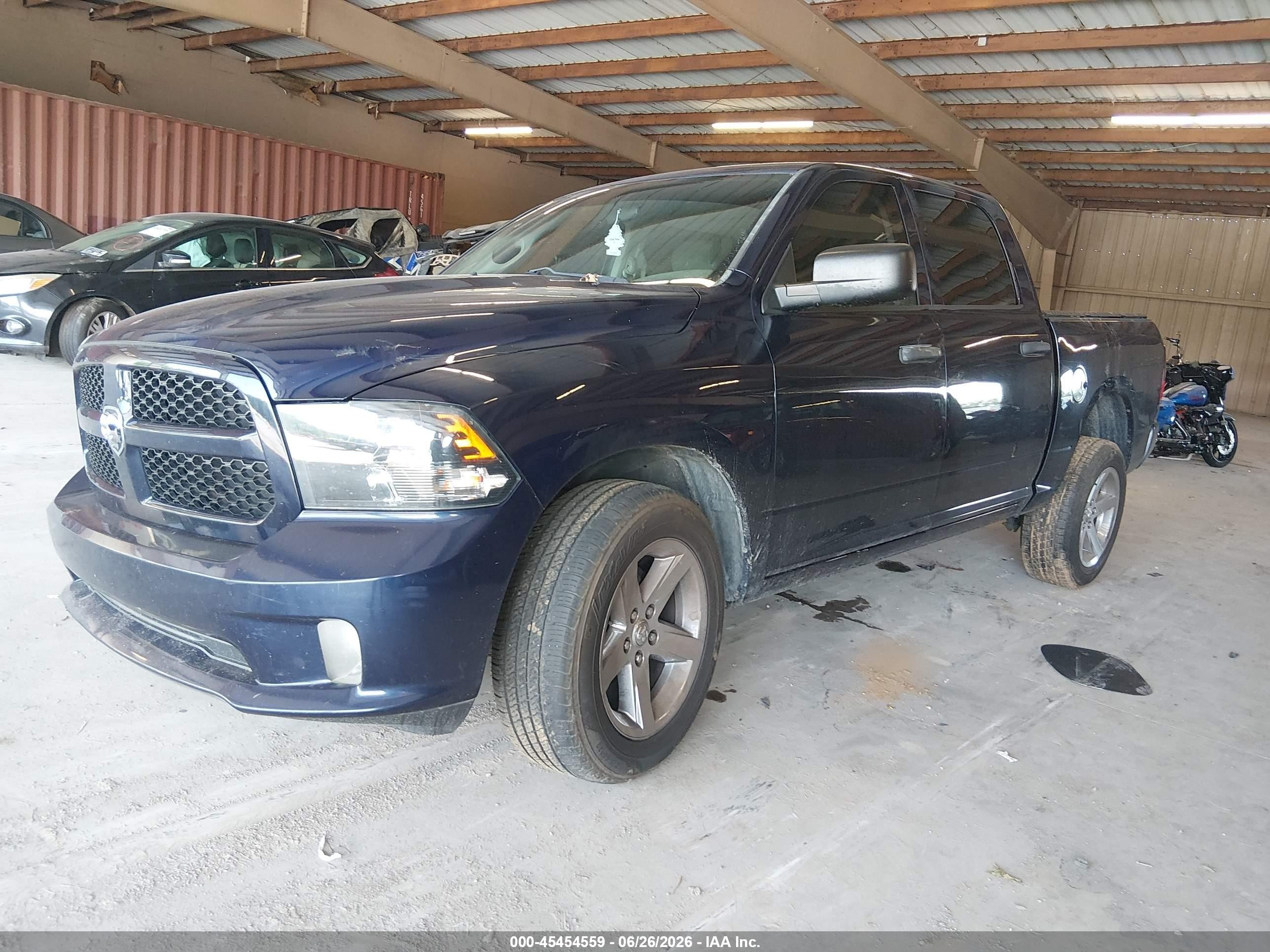 2013 Ram 1500 Express Синий vin: 1C6RR6KT2DS702989