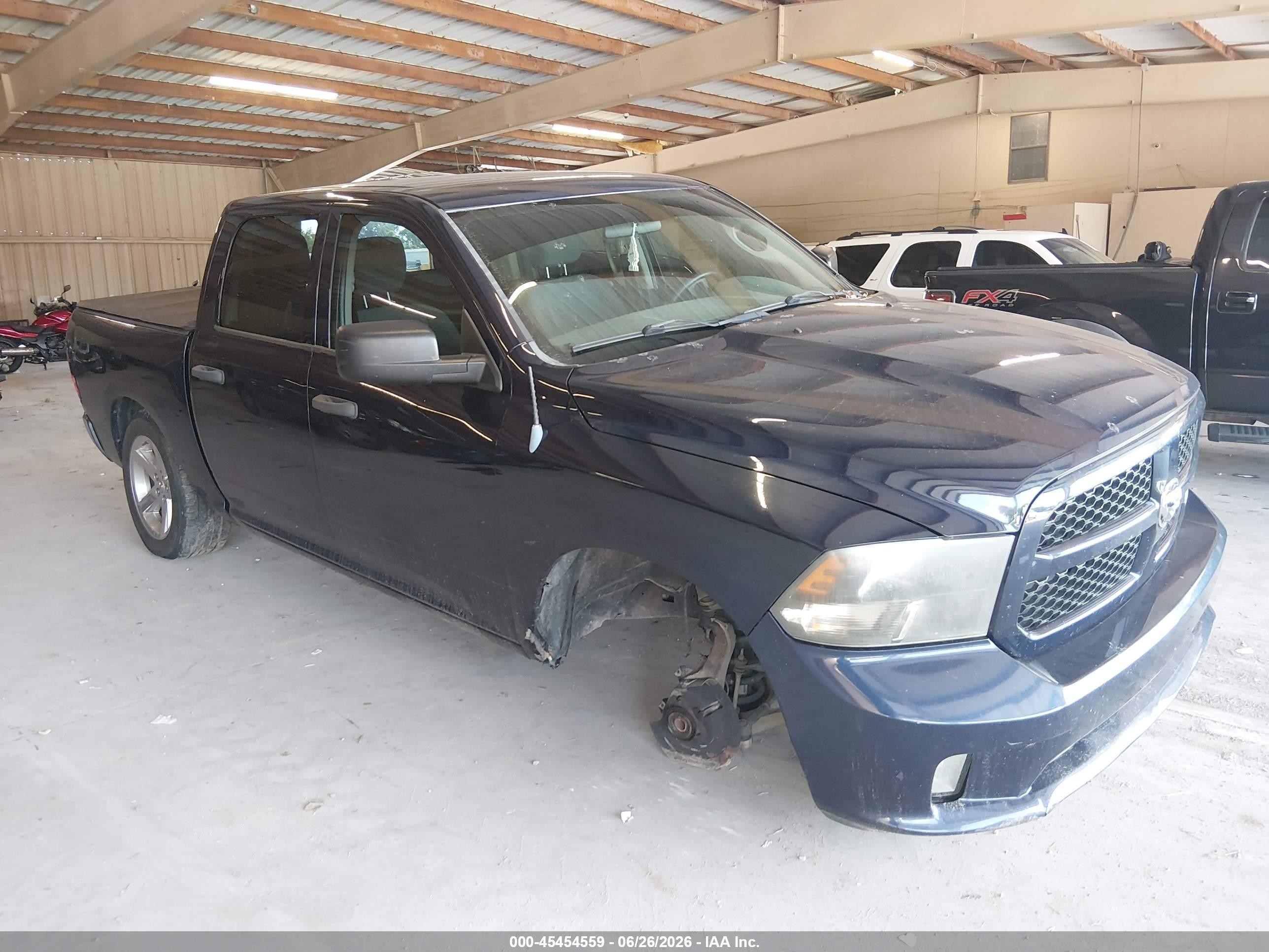 2013 Ram 1500 Express Синий vin: 1C6RR6KT2DS702989