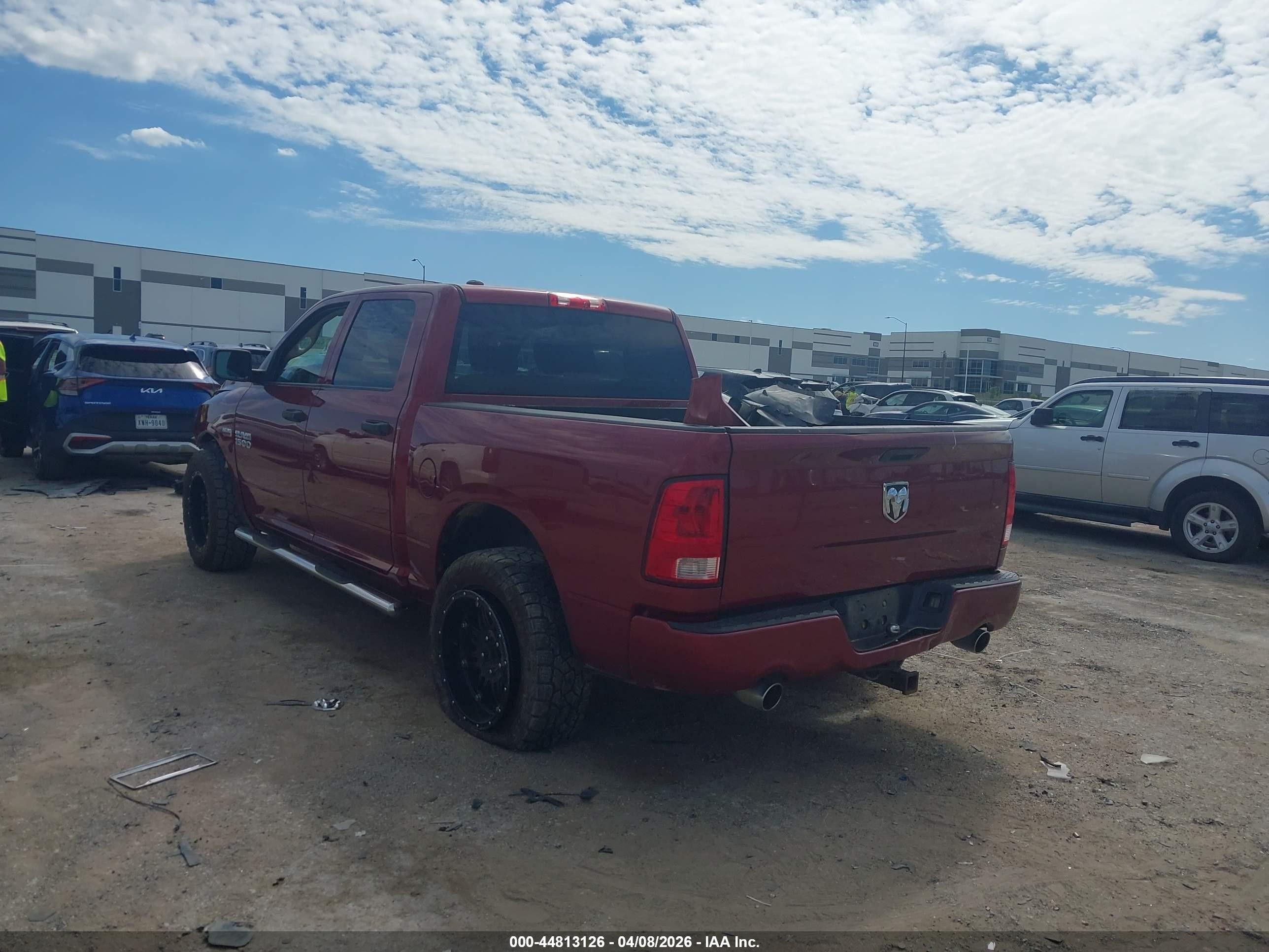 2015 Ram 1500 Express Red vin: 1C6RR6KT2FS565796