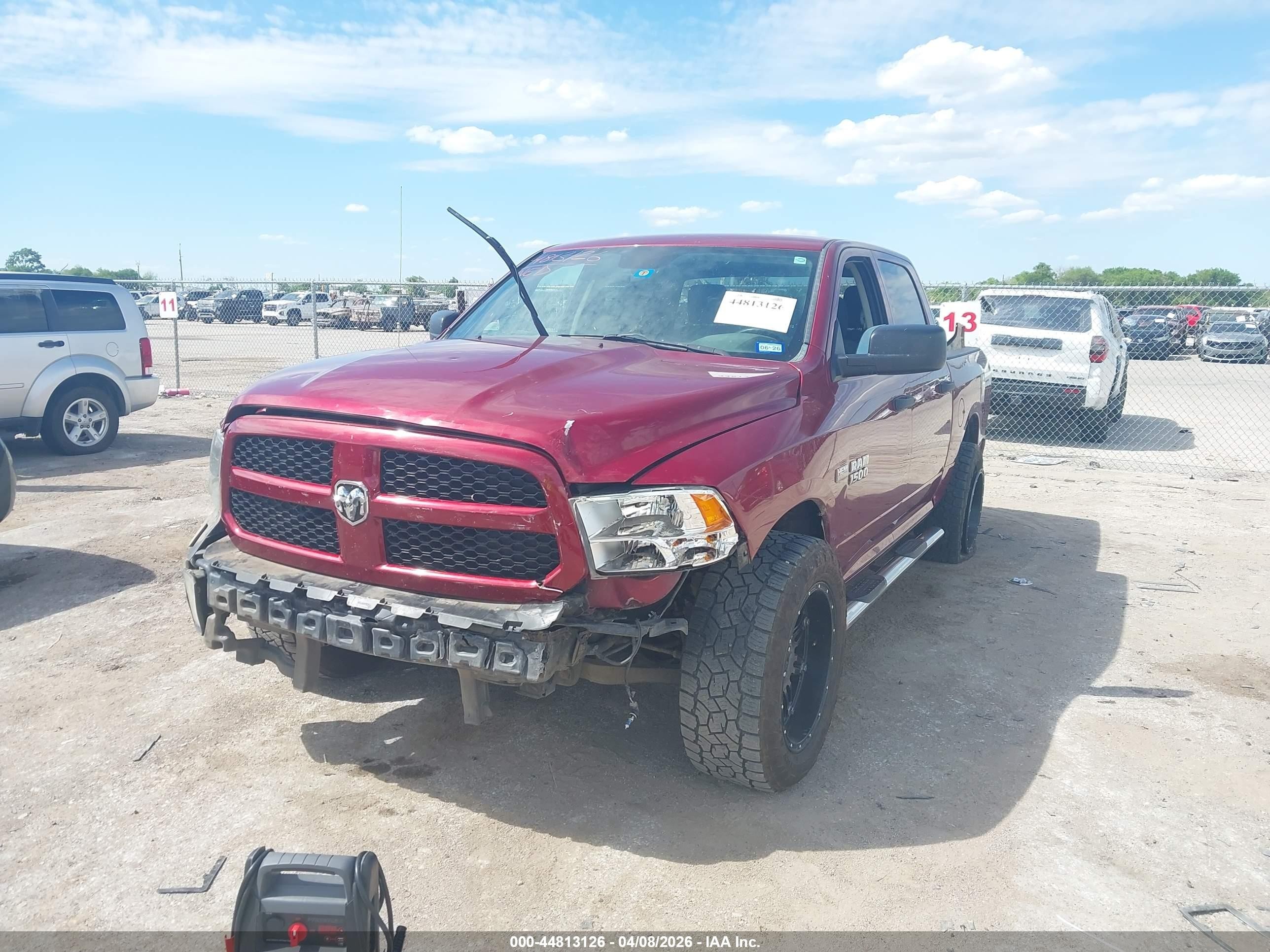 2015 Ram 1500 Express Red vin: 1C6RR6KT2FS565796