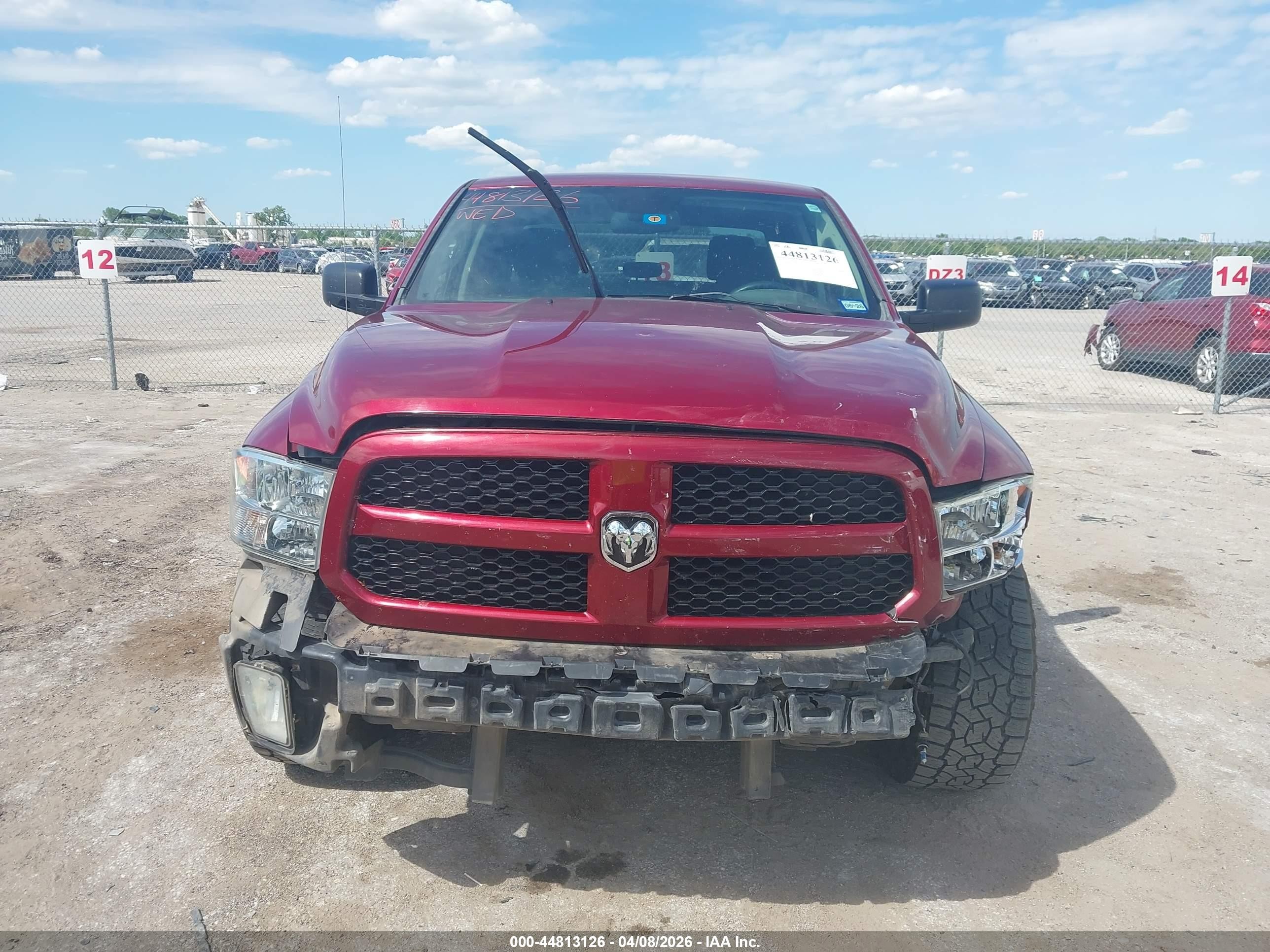 2015 Ram 1500 Express Red vin: 1C6RR6KT2FS565796