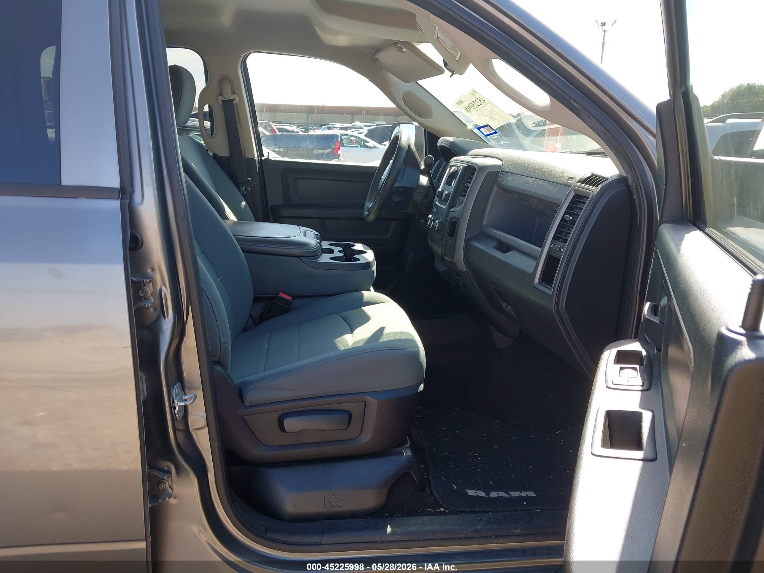 2013 Ram 1500 Express Gray vin: 1C6RR6KT4DS700659