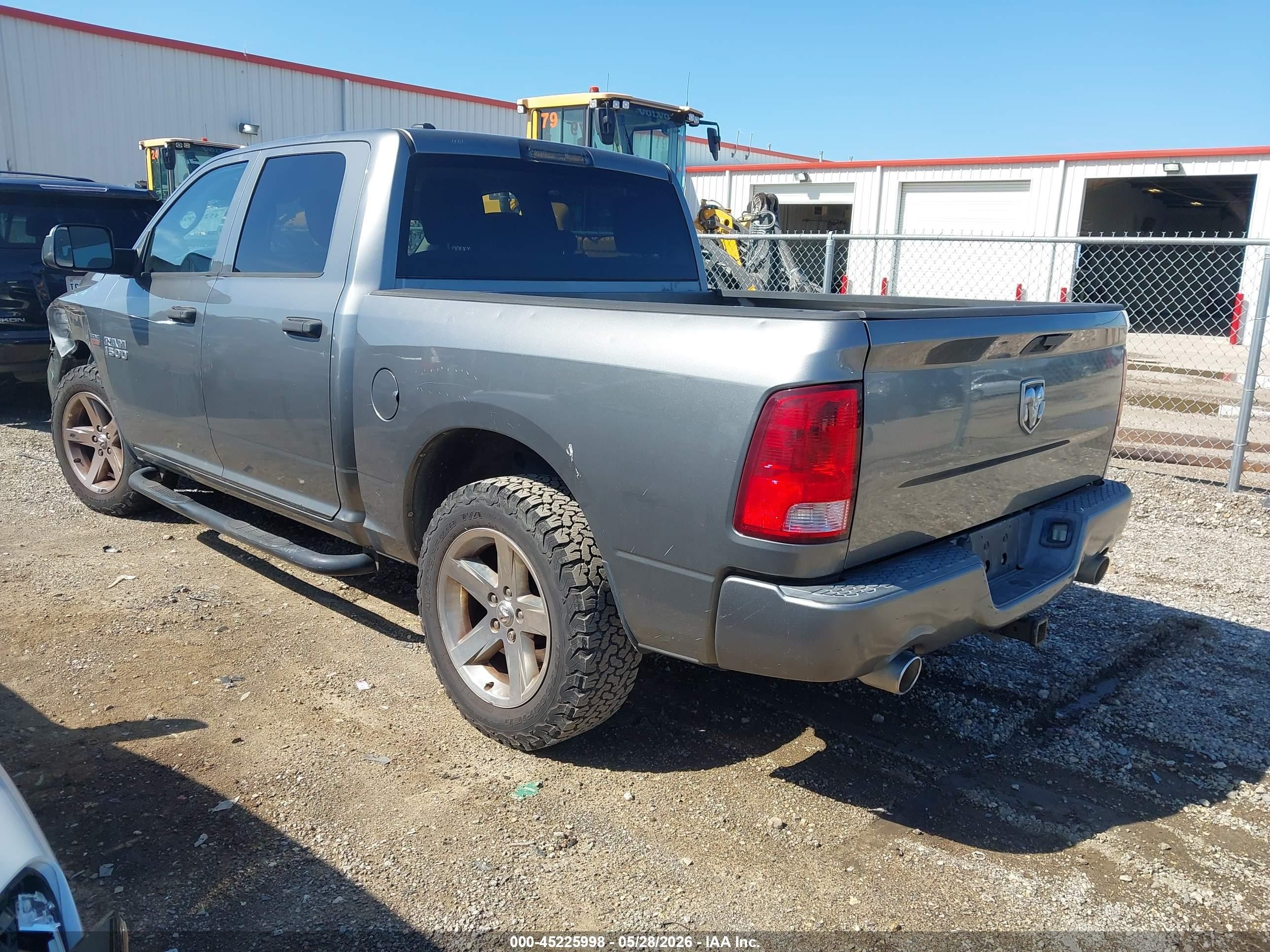 2013 Ram 1500 Express Gray vin: 1C6RR6KT4DS700659