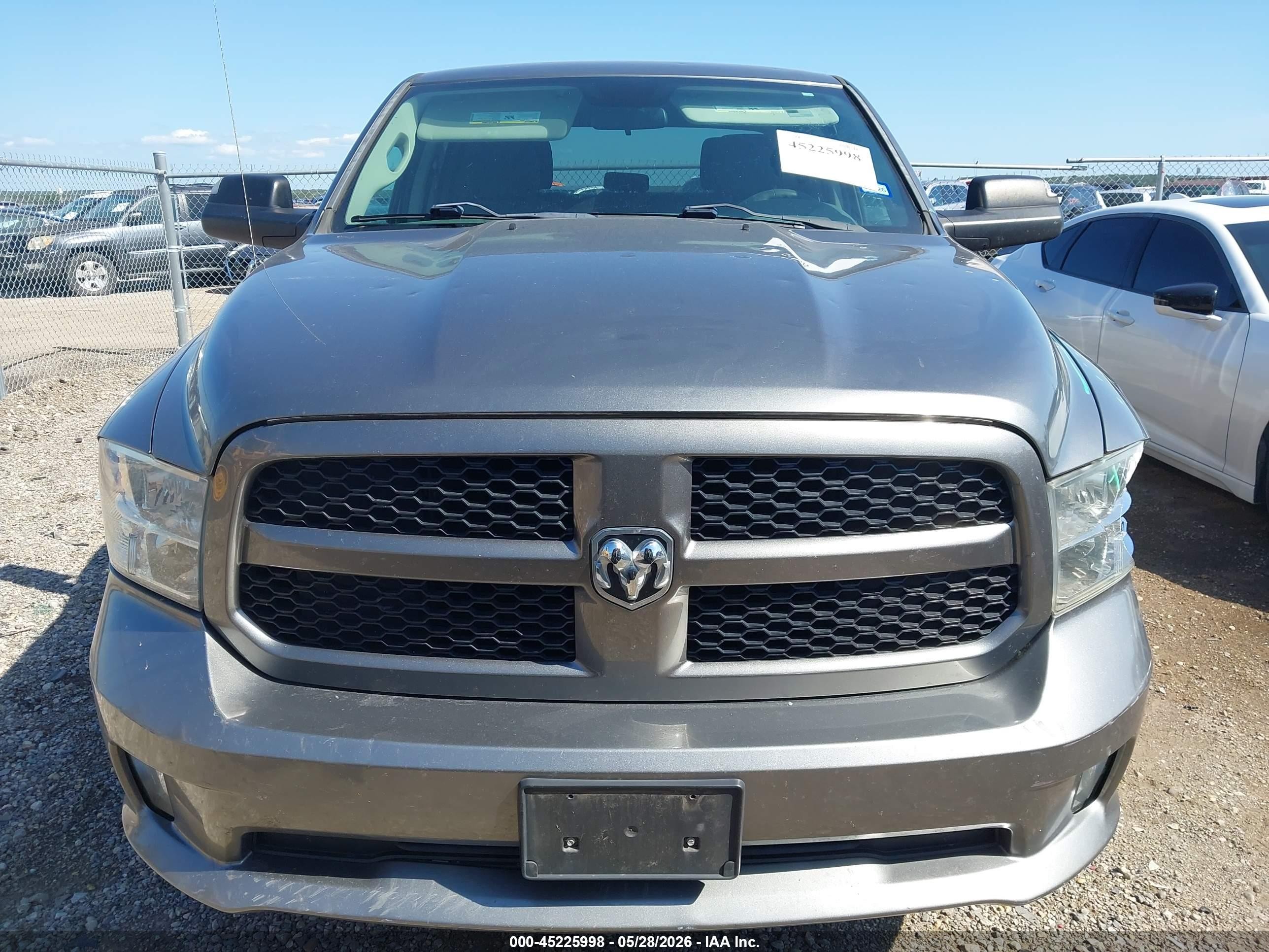 2013 Ram 1500 Express Gray vin: 1C6RR6KT4DS700659