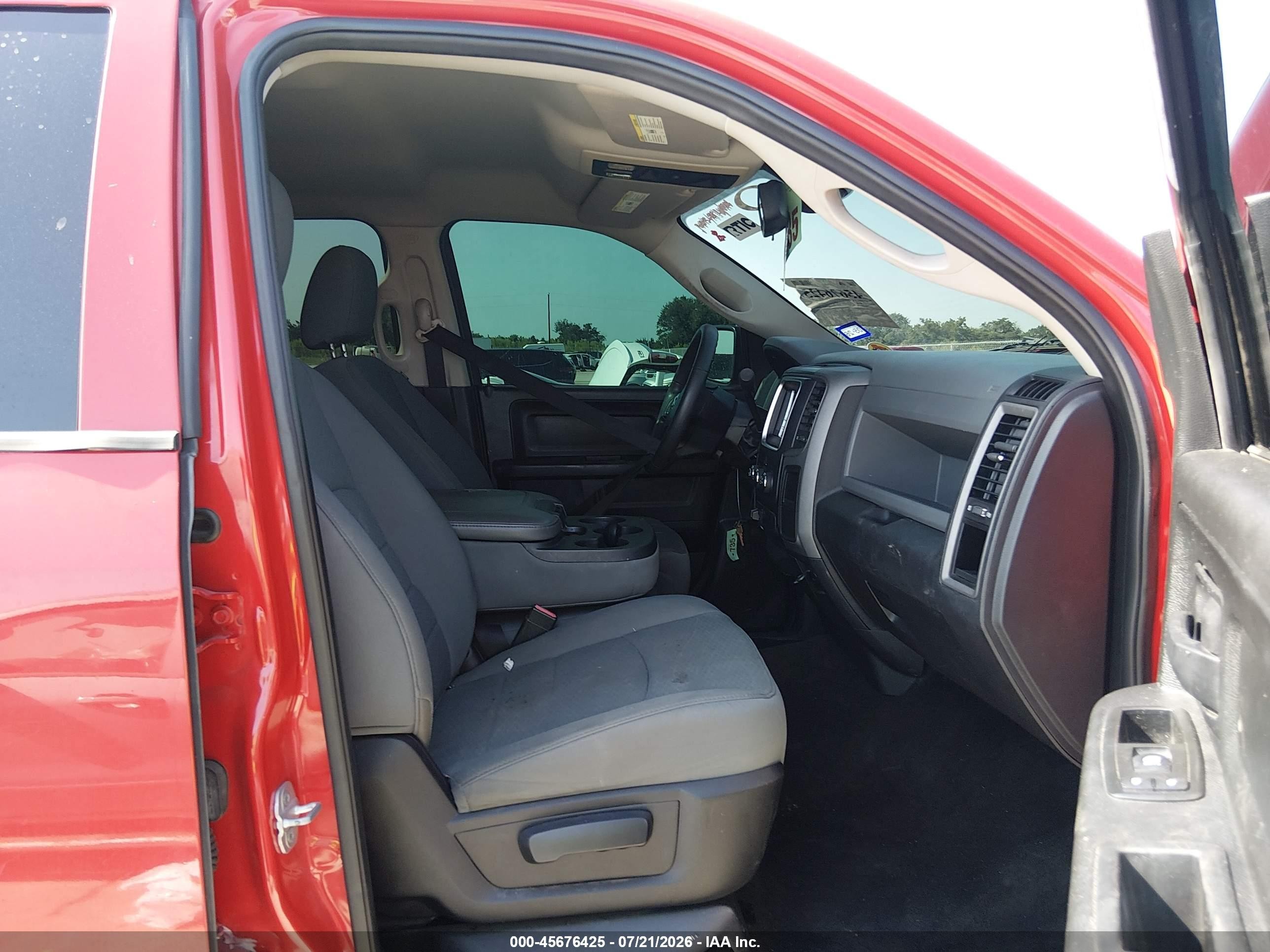 2014 Ram 1500 Express Red vin: 1C6RR6KT4ES112763
