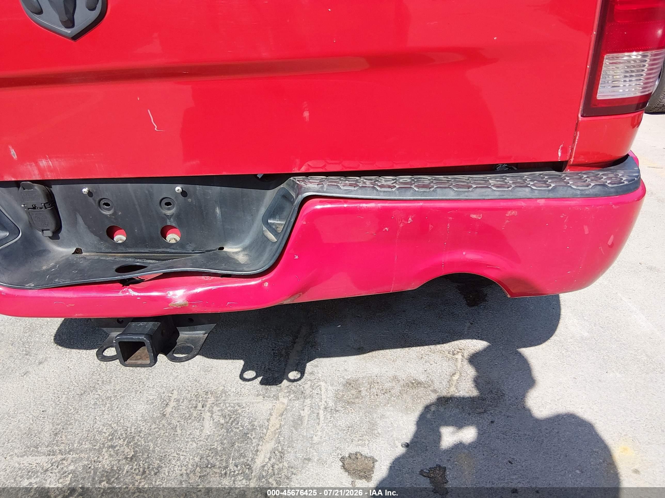 2014 Ram 1500 Express Red vin: 1C6RR6KT4ES112763