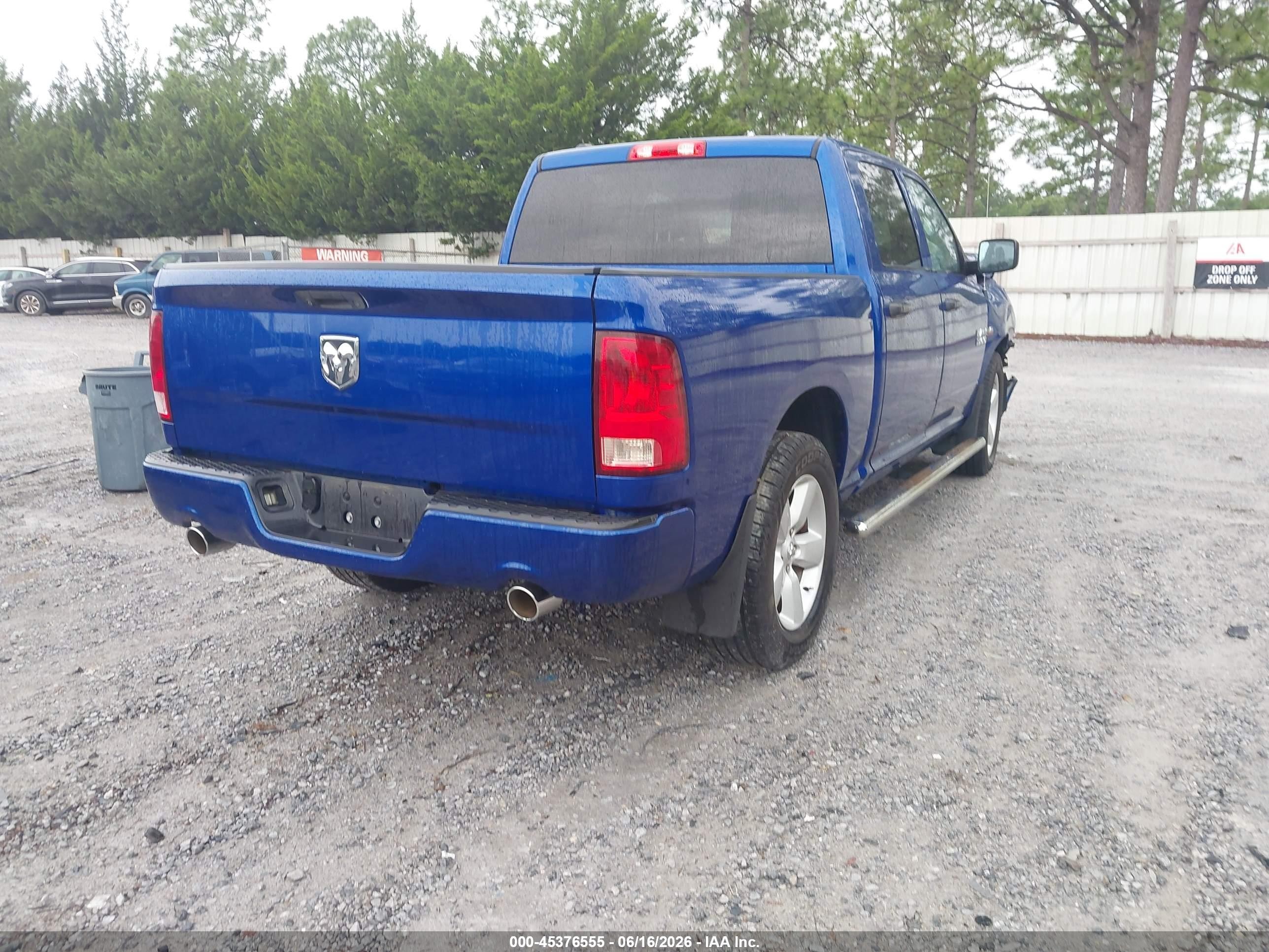 2015 Ram 1500 Express Blue vin: 1C6RR6KT4FS613797