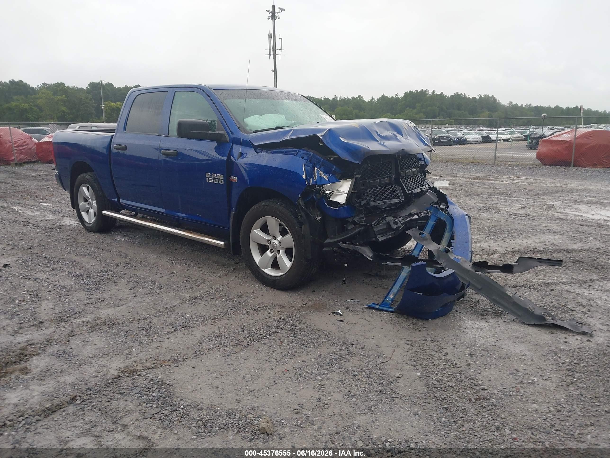 2015 Ram 1500 Express Blue vin: 1C6RR6KT4FS613797