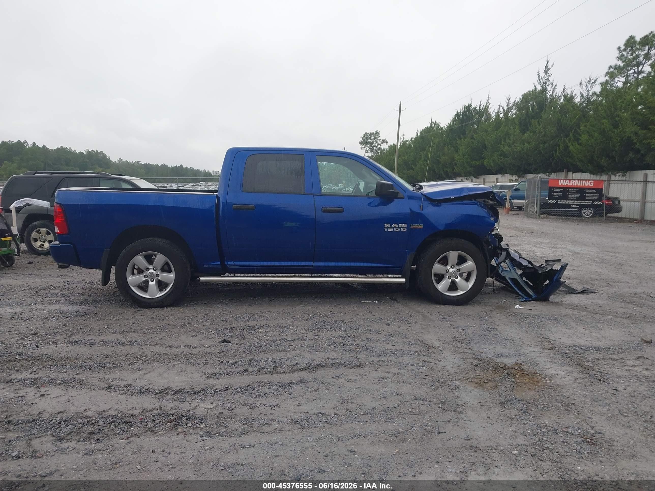 2015 Ram 1500 Express Blue vin: 1C6RR6KT4FS613797