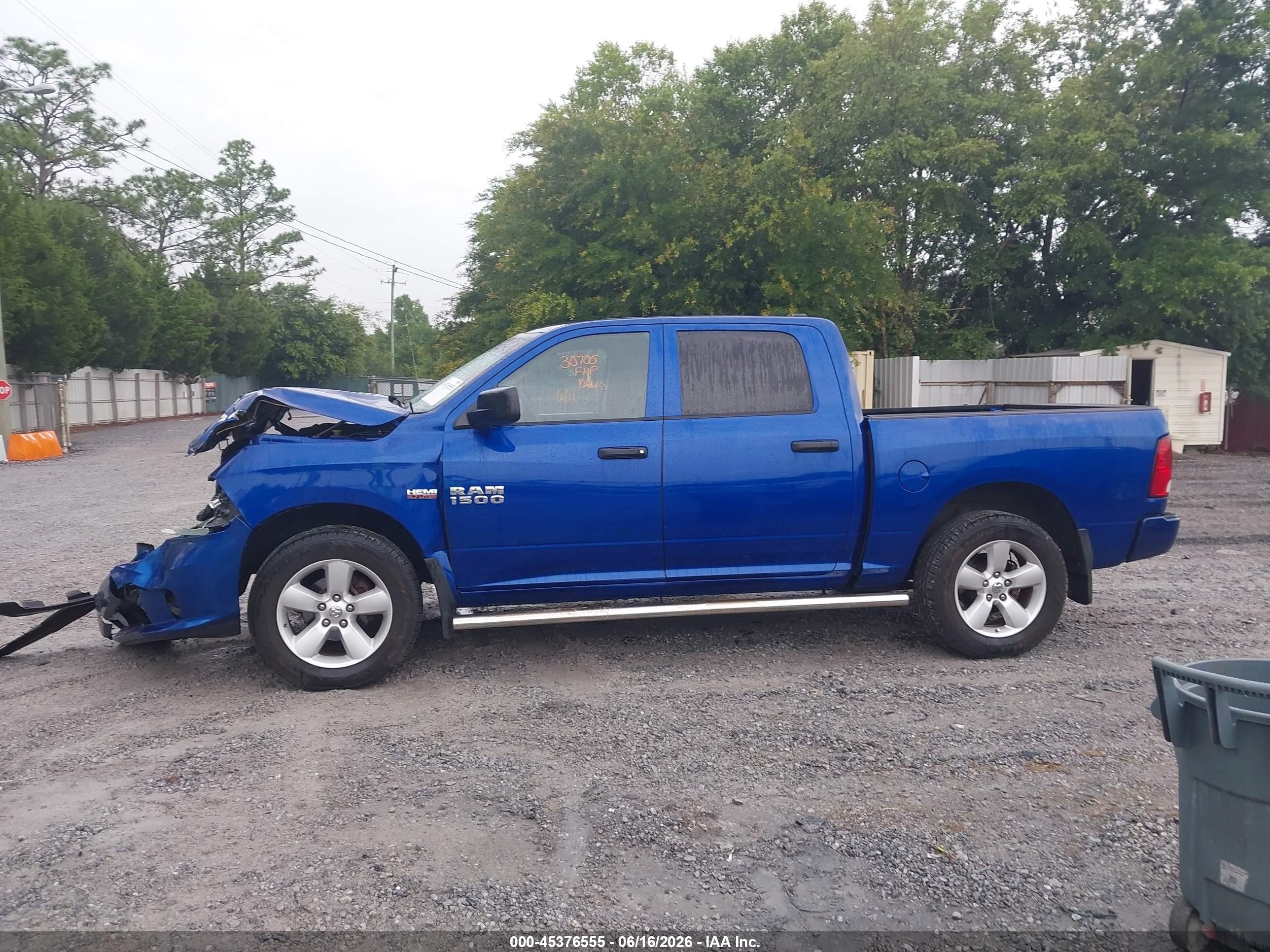 2015 Ram 1500 Express Blue vin: 1C6RR6KT4FS613797