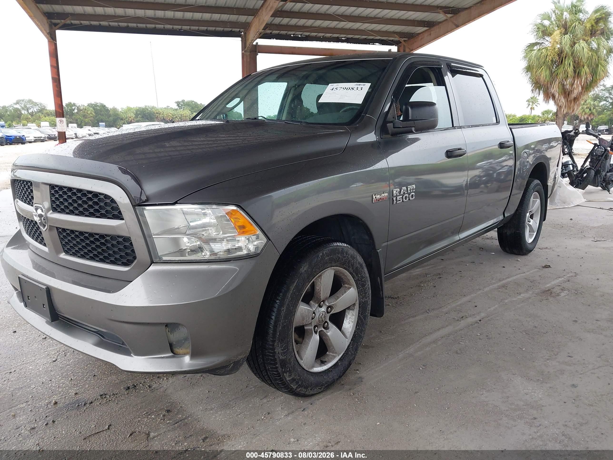 2013 Ram 1500 Express Gray vin: 1C6RR6KT5DS698940