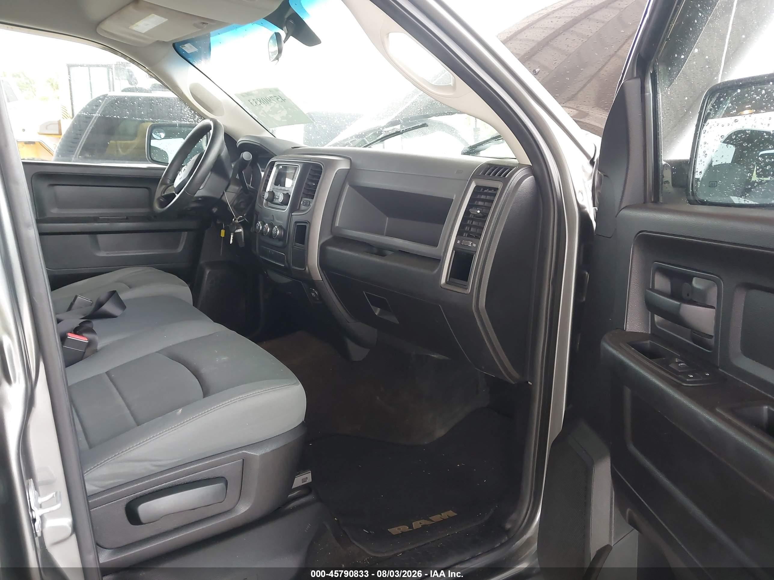 2013 Ram 1500 Express Gray vin: 1C6RR6KT5DS698940
