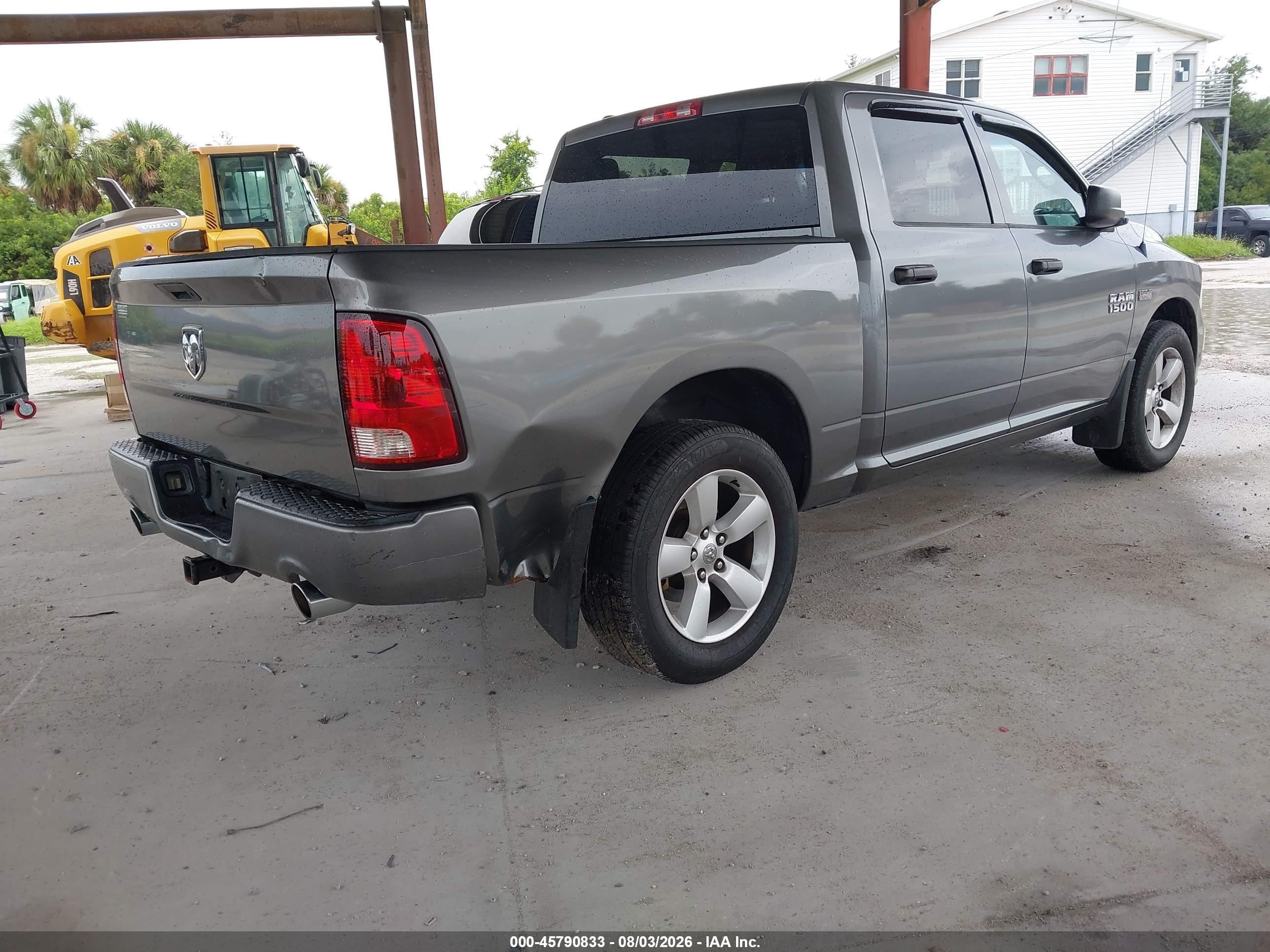 2013 Ram 1500 Express Gray vin: 1C6RR6KT5DS698940