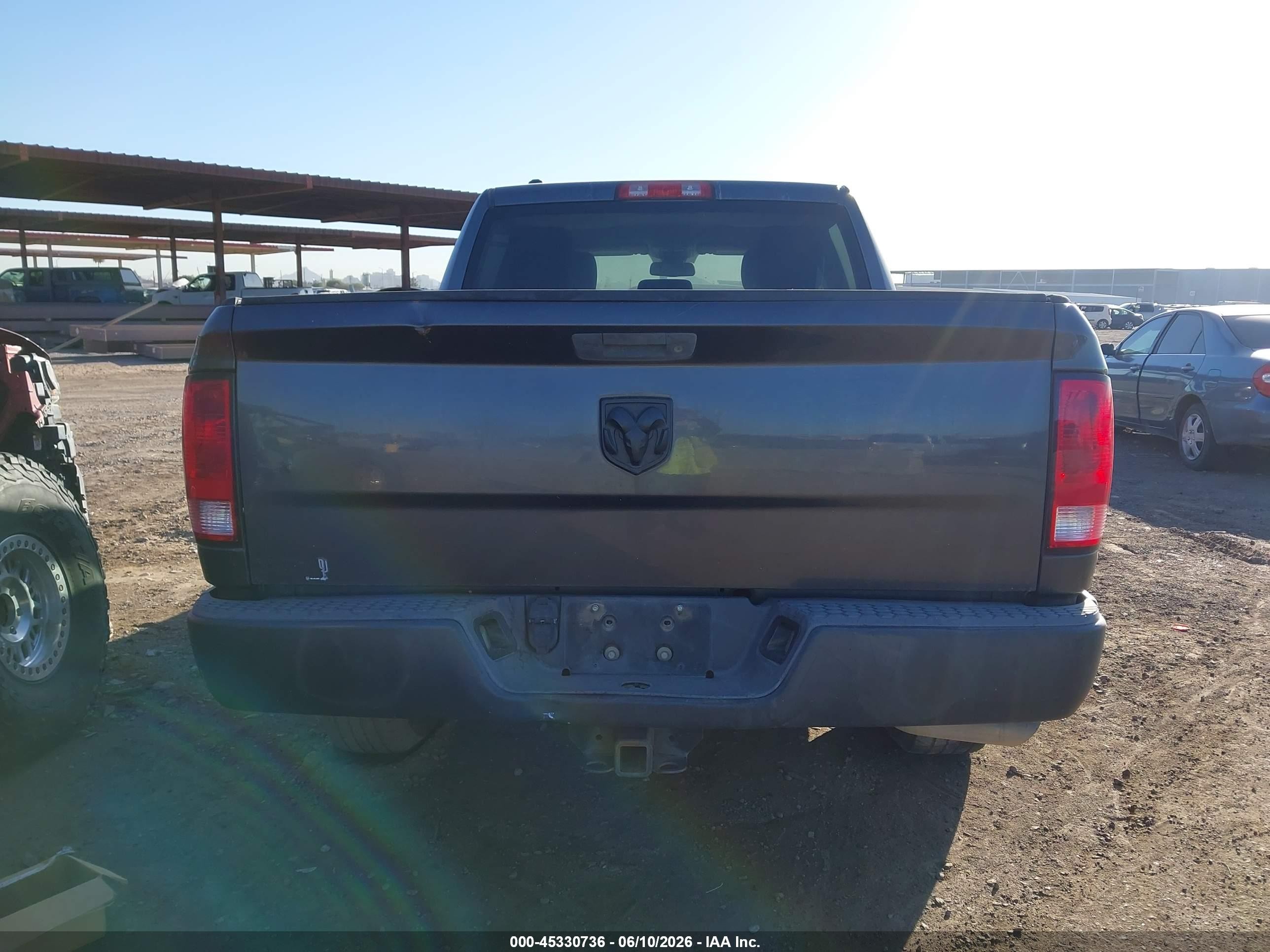 2015 Ram 1500 Tradesman Gray vin: 1C6RR6KT5FS658991