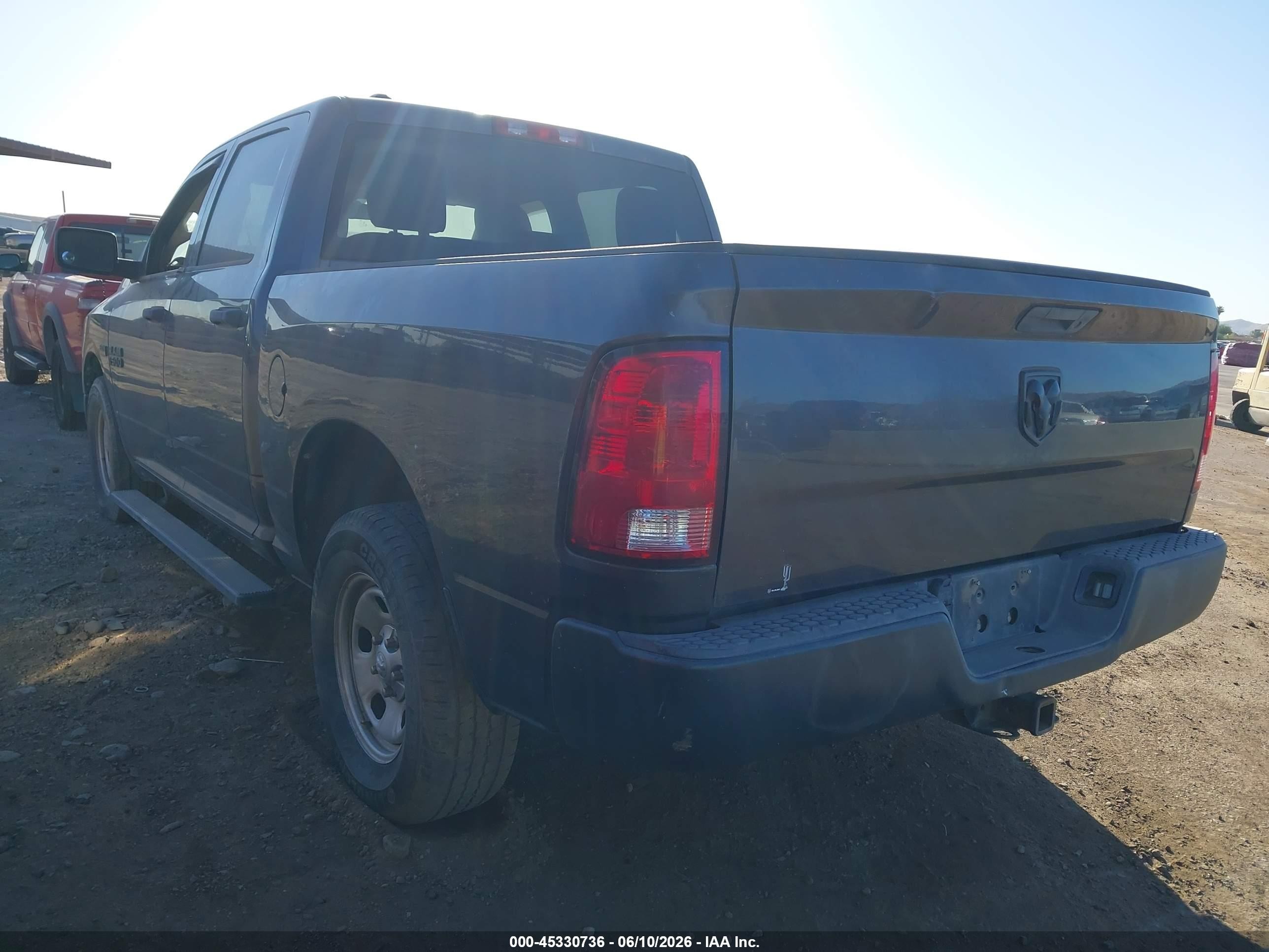 2015 Ram 1500 Tradesman Gray vin: 1C6RR6KT5FS658991