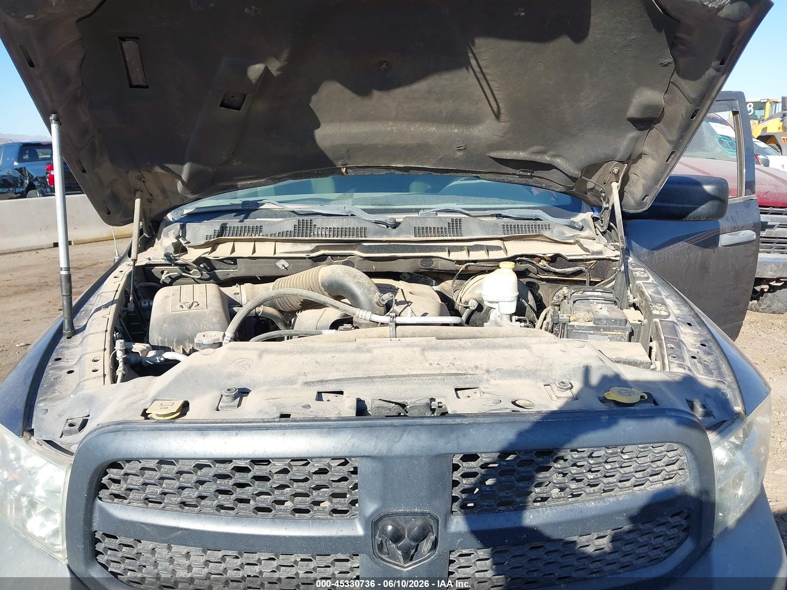 2015 Ram 1500 Tradesman Gray vin: 1C6RR6KT5FS658991