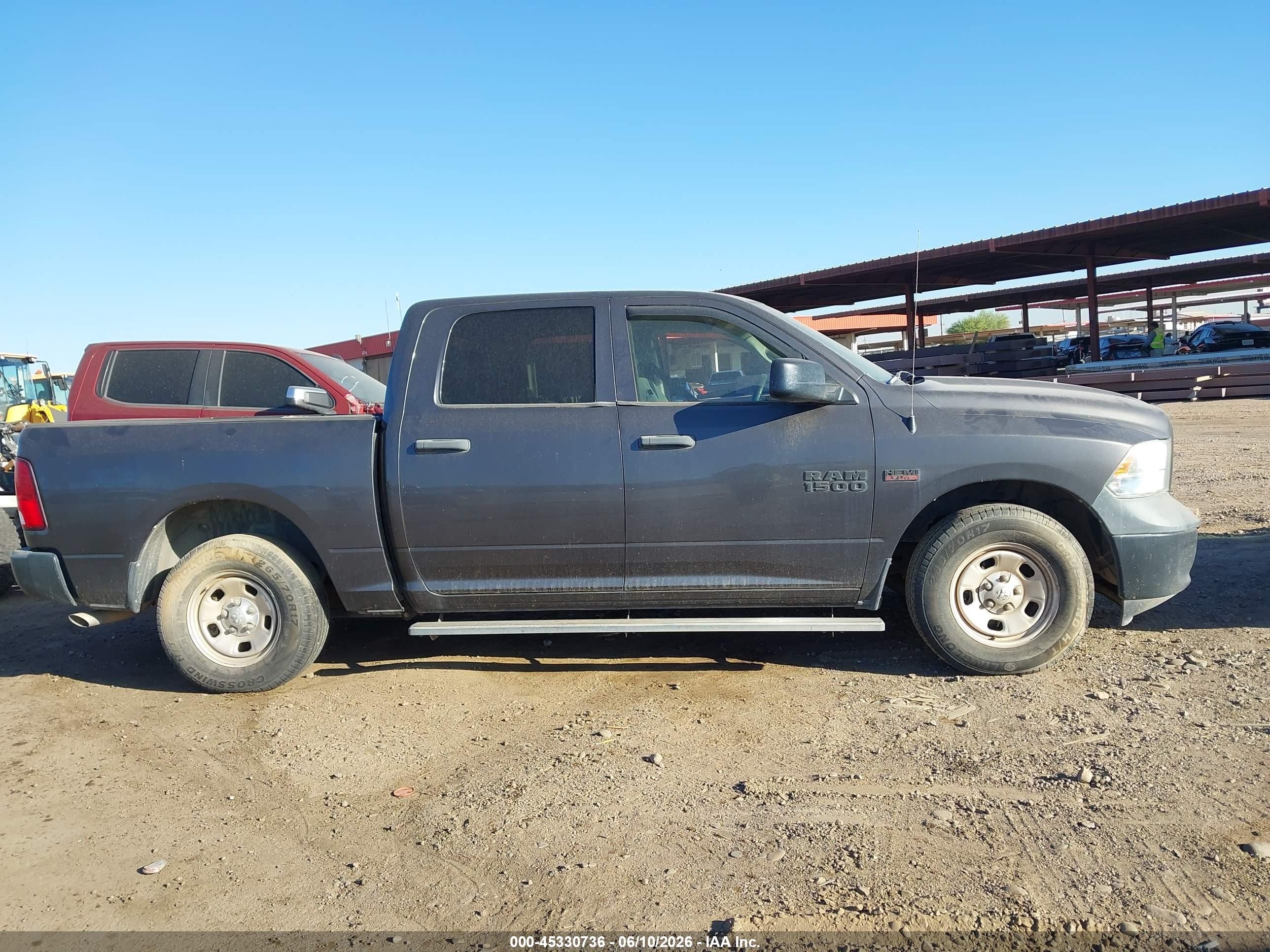 2015 Ram 1500 Tradesman Gray vin: 1C6RR6KT5FS658991