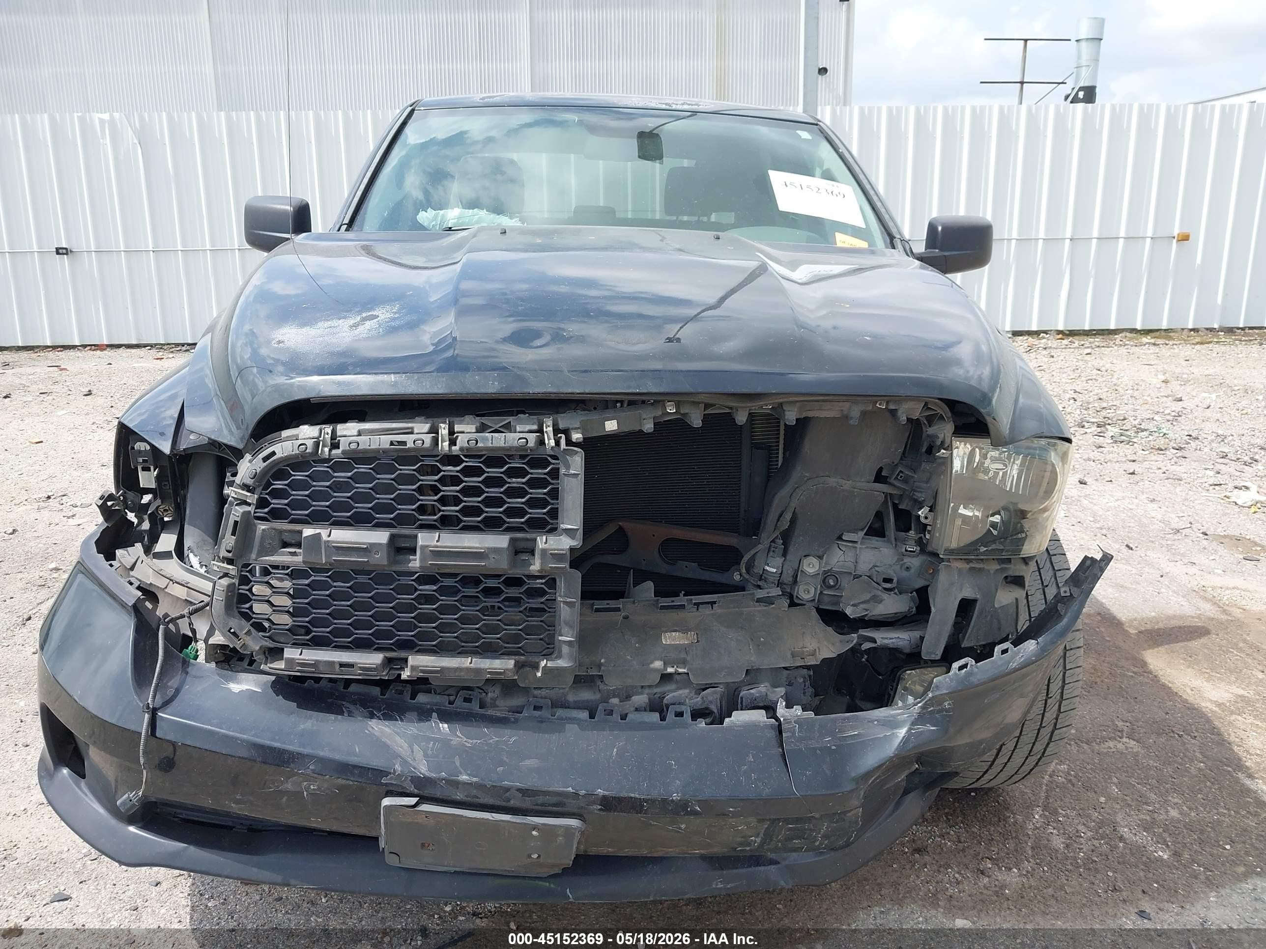 2013 Ram 1500 Express Black vin: 1C6RR6KT6DS716782