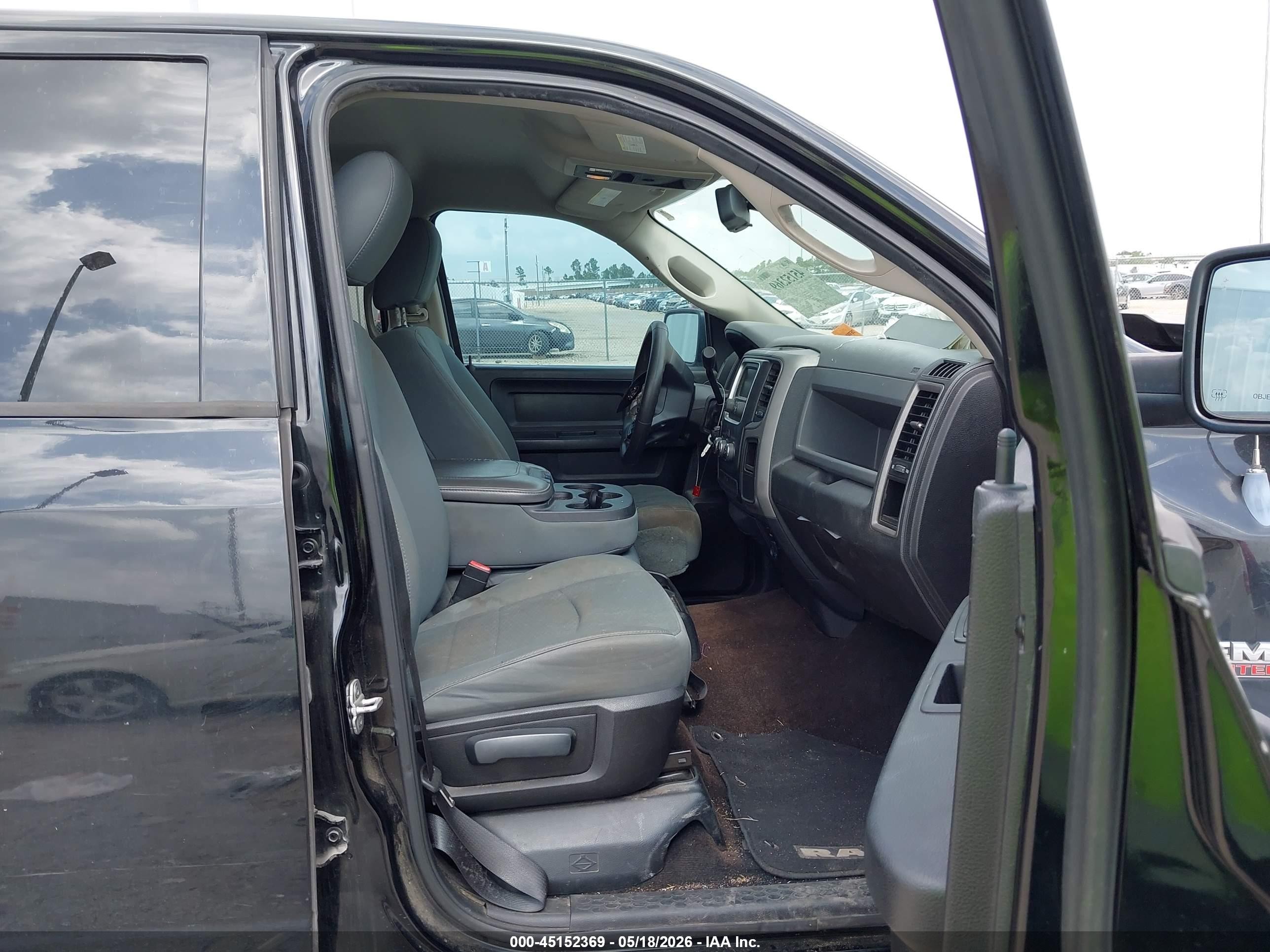 2013 Ram 1500 Express Black vin: 1C6RR6KT6DS716782