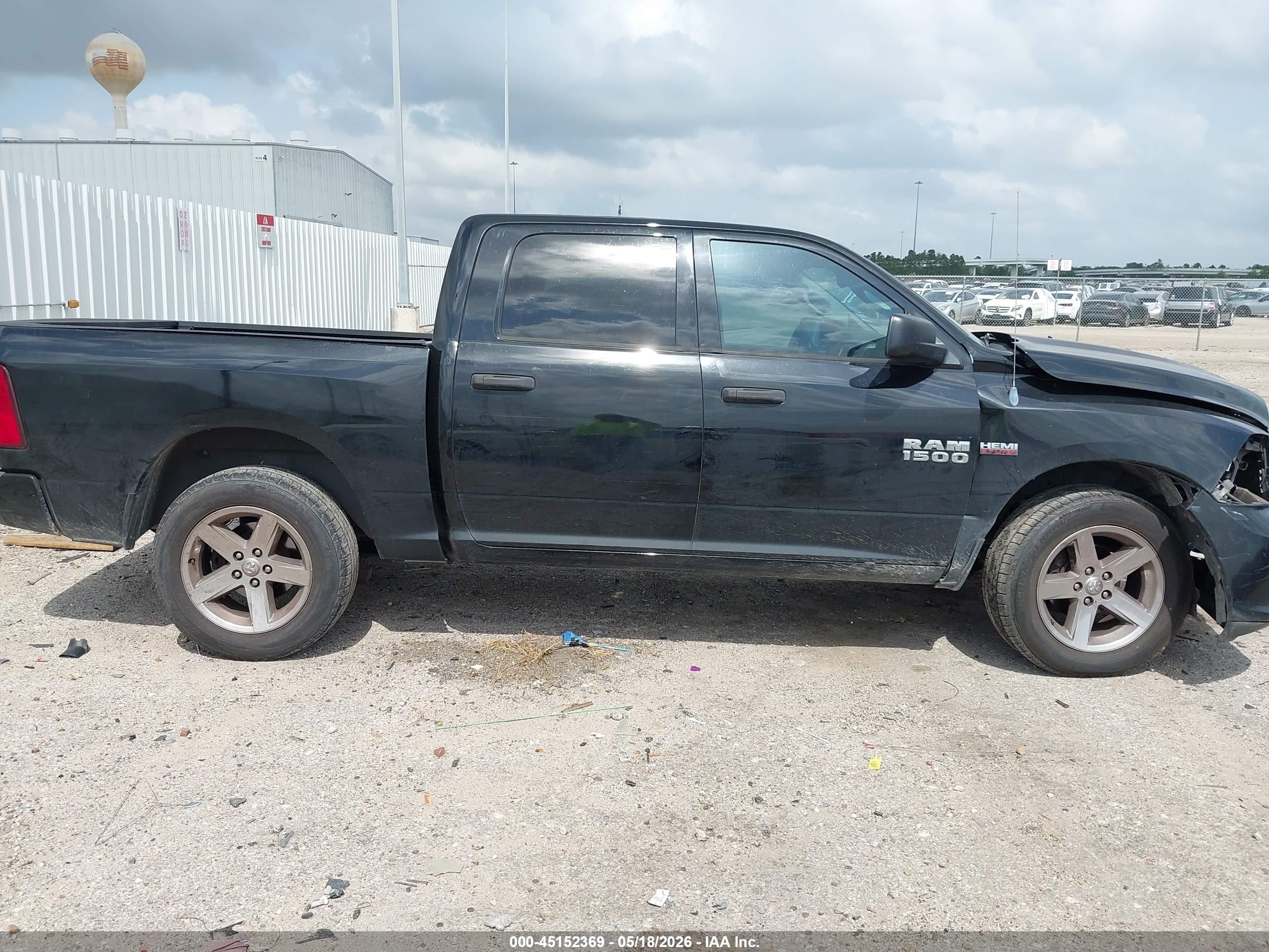 2013 Ram 1500 Express Black vin: 1C6RR6KT6DS716782