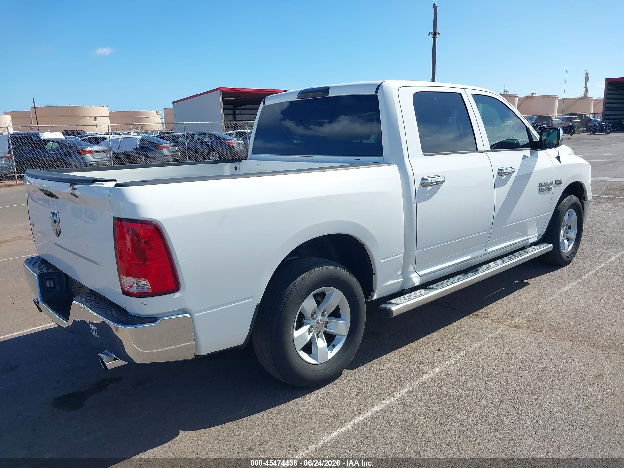 2014 Ram 1500 Express White vin: 1C6RR6KT6ES389186