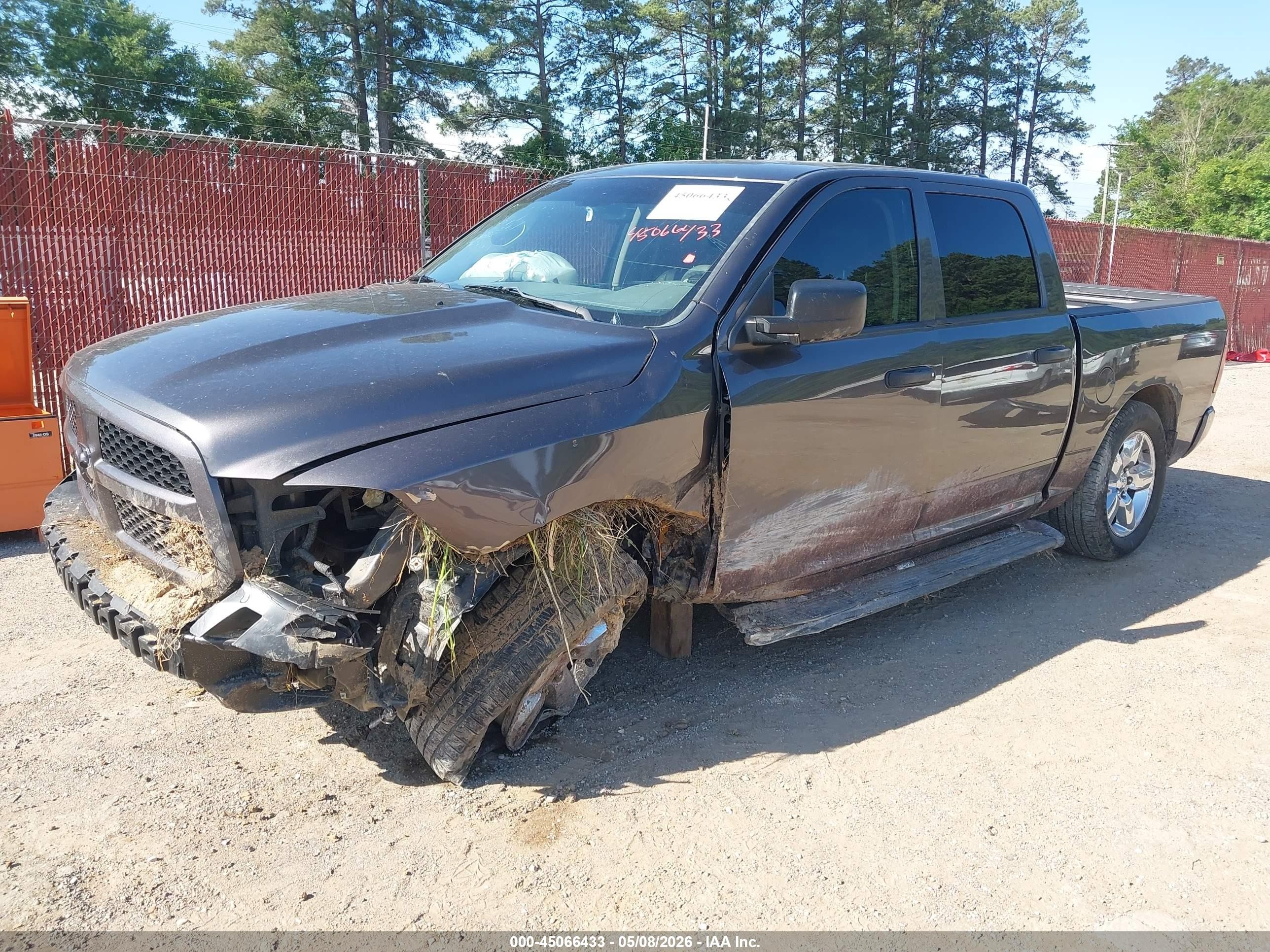 2014 Ram 1500 Express Серый vin: 1C6RR6KT6ES448902