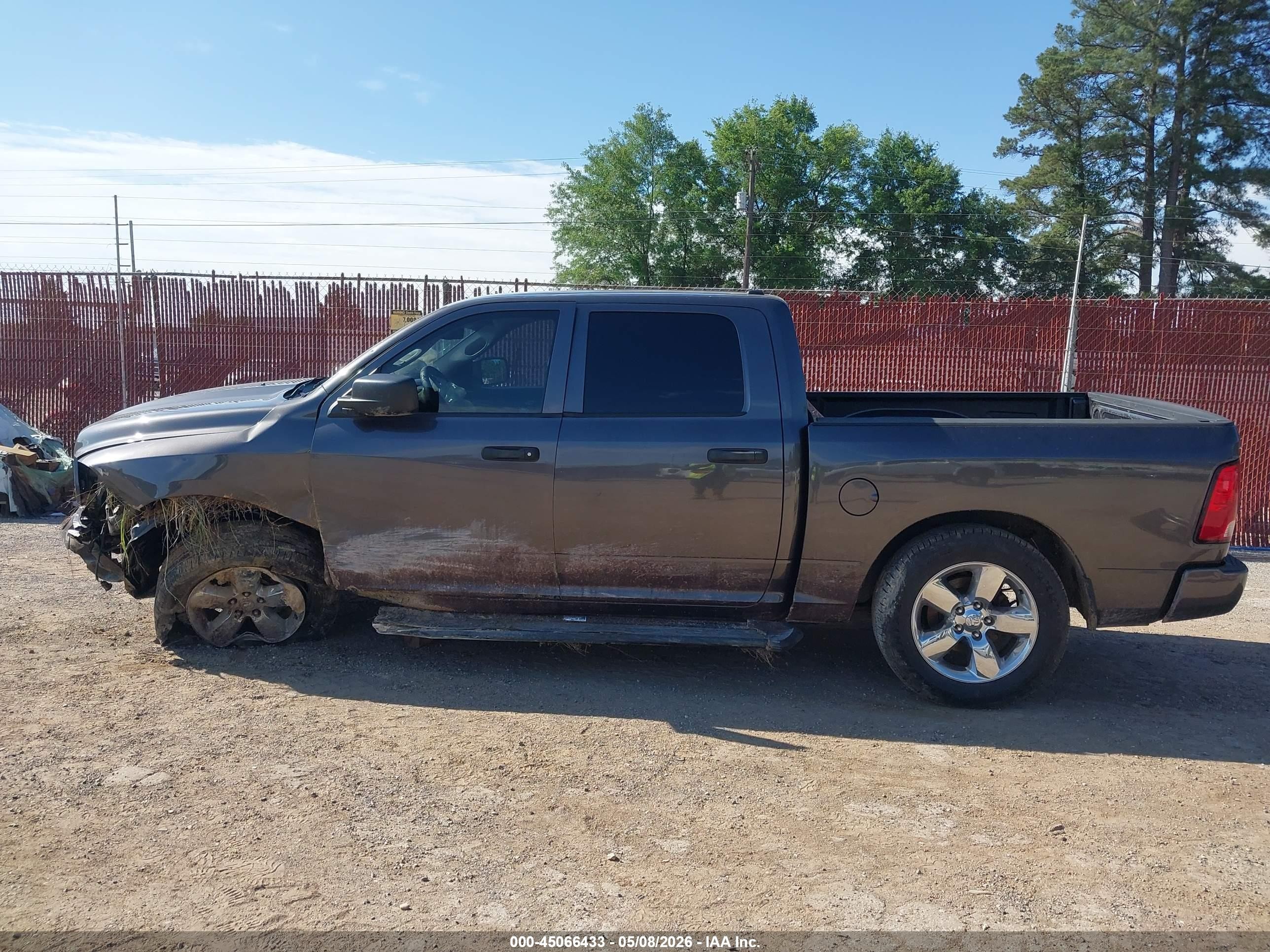 2014 Ram 1500 Express Серый vin: 1C6RR6KT6ES448902