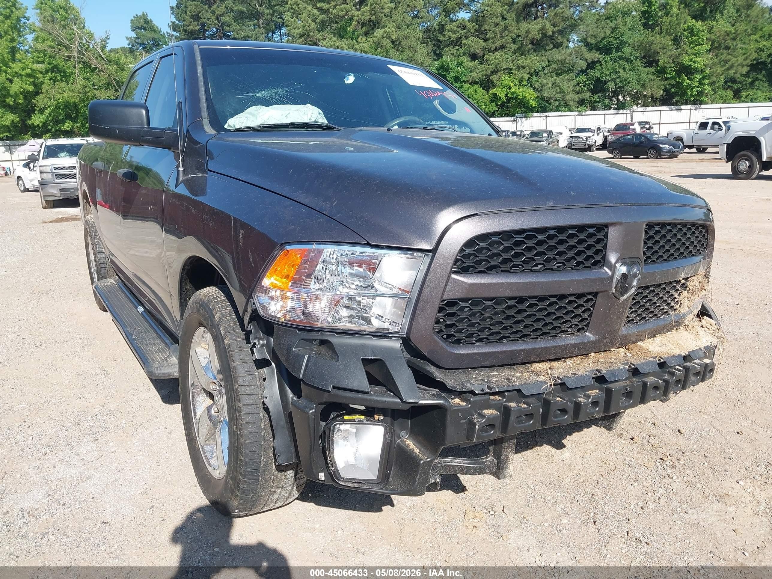 2014 Ram 1500 Express Серый vin: 1C6RR6KT6ES448902