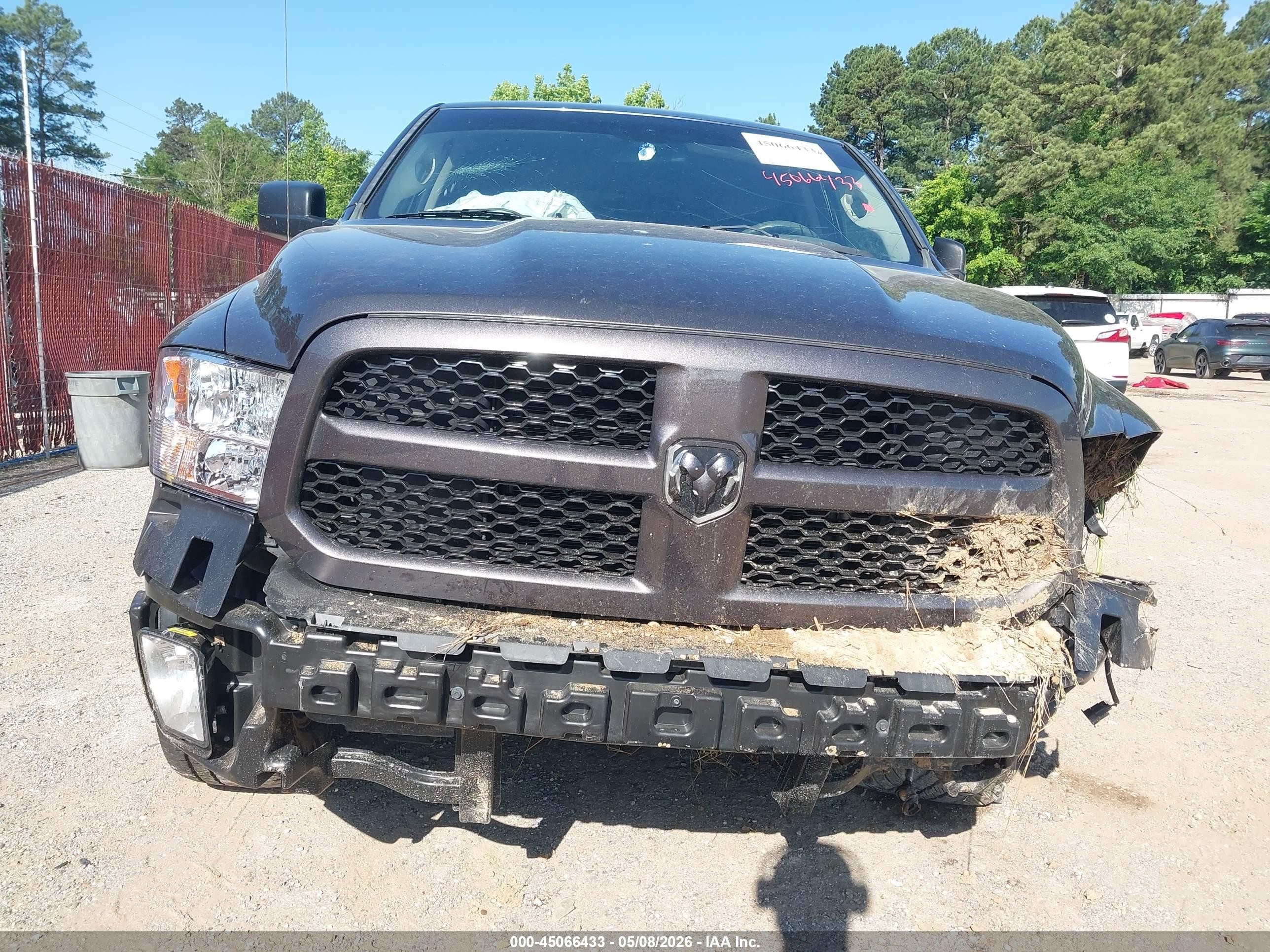 2014 Ram 1500 Express Серый vin: 1C6RR6KT6ES448902