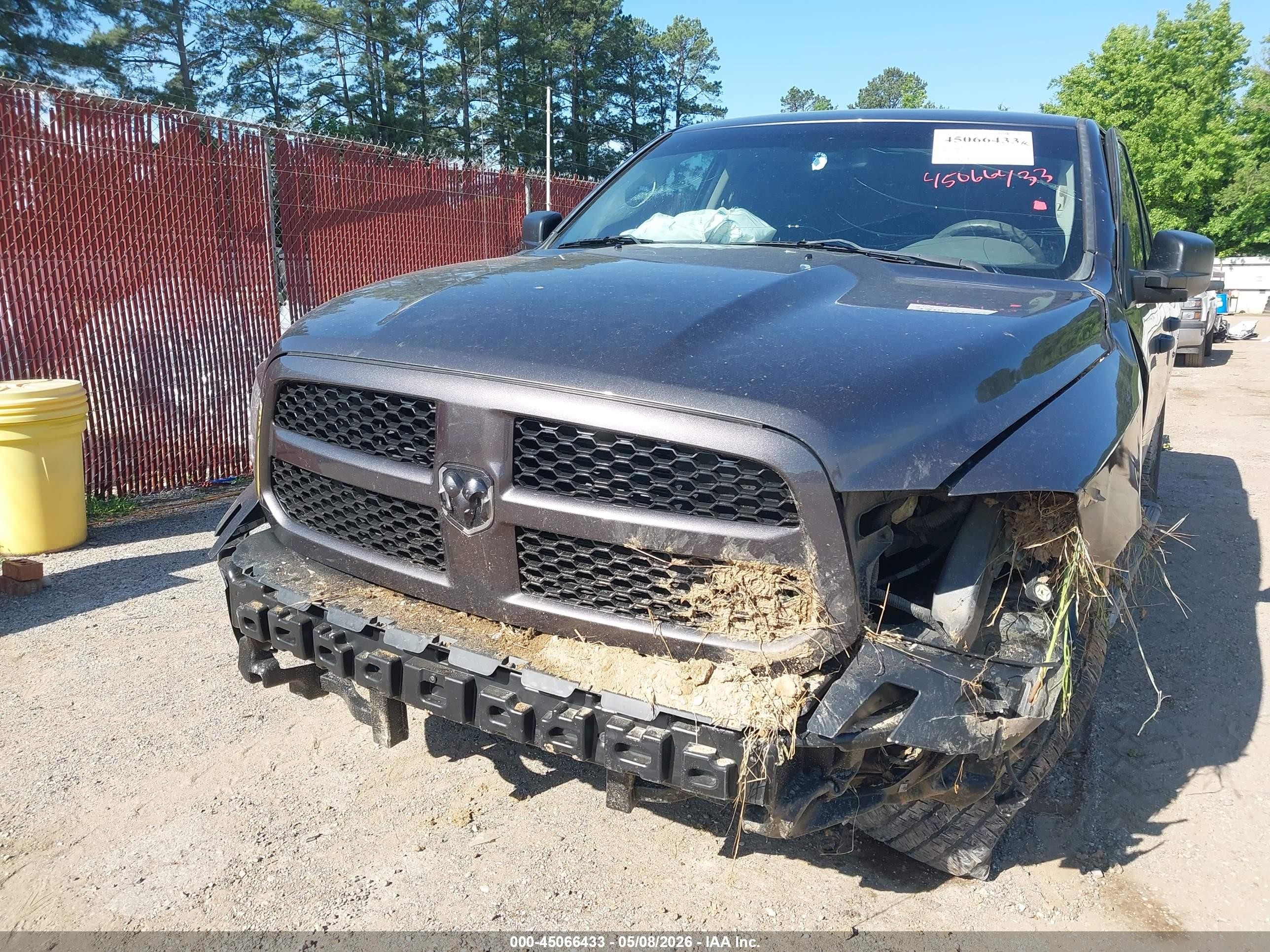 2014 Ram 1500 Express Серый vin: 1C6RR6KT6ES448902