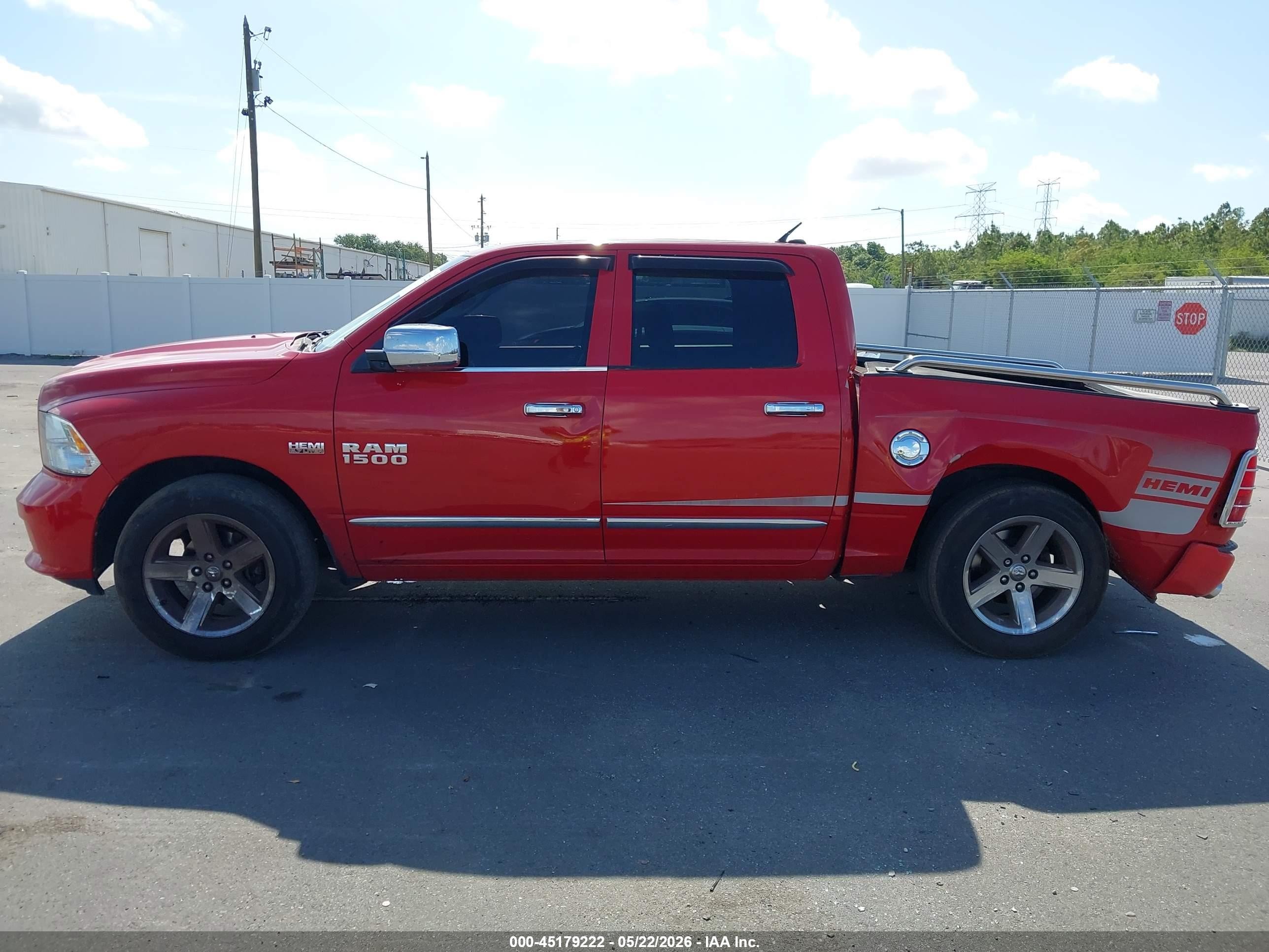 2015 Ram 1500 Express Red vin: 1C6RR6KT6FS608441