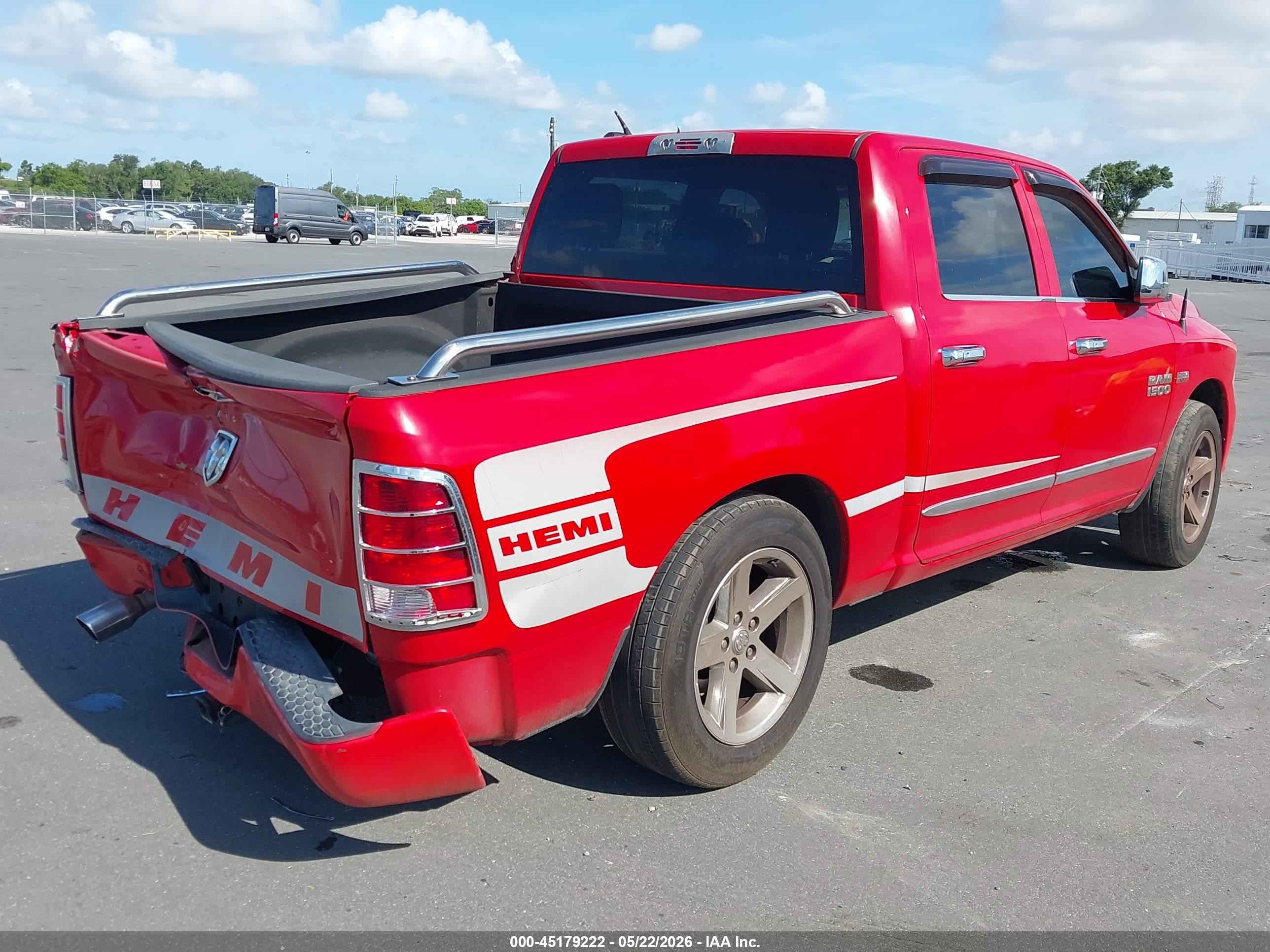2015 Ram 1500 Express Red vin: 1C6RR6KT6FS608441