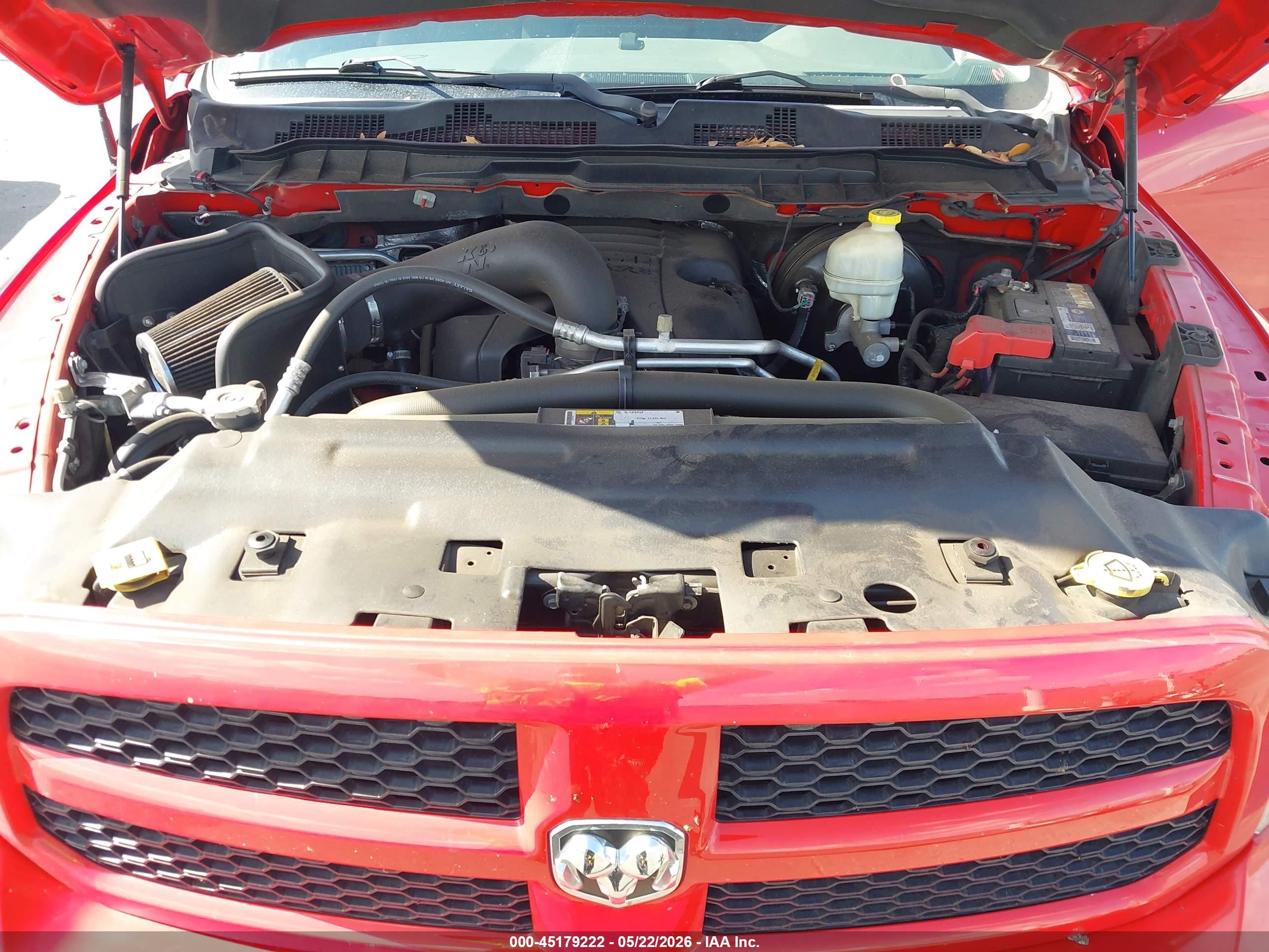 2015 Ram 1500 Express Red vin: 1C6RR6KT6FS608441